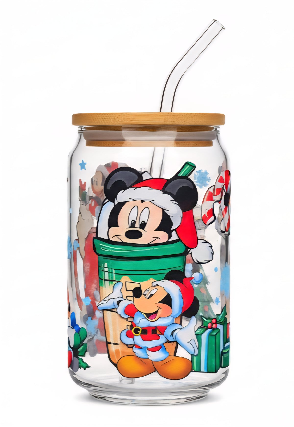 Mickey and Friends Christmas 16 oz Tumbler