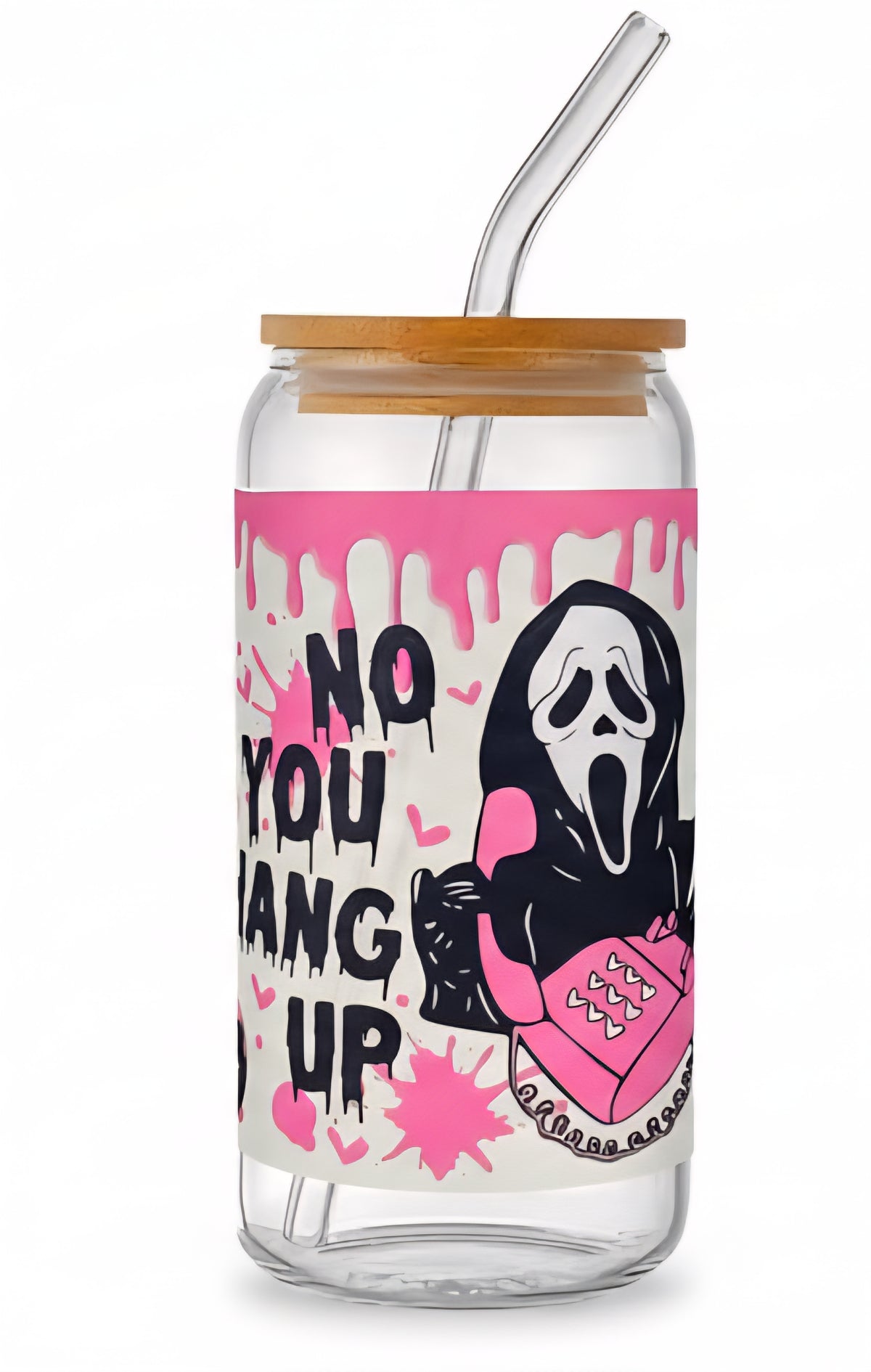 No You Hang Up Scream 16 oz Tumbler