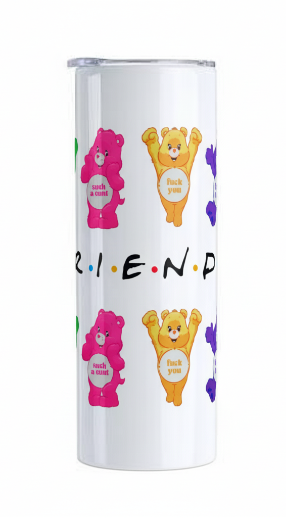 Swear Bears Friends 20 oz Tumbler