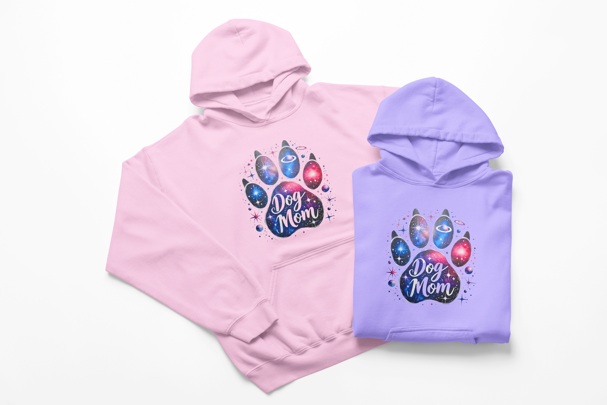 Dog Mom Galaxy Hoodie