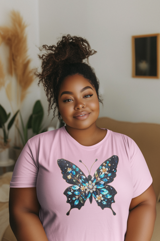Fancy Gem Butterfly T-Shirt