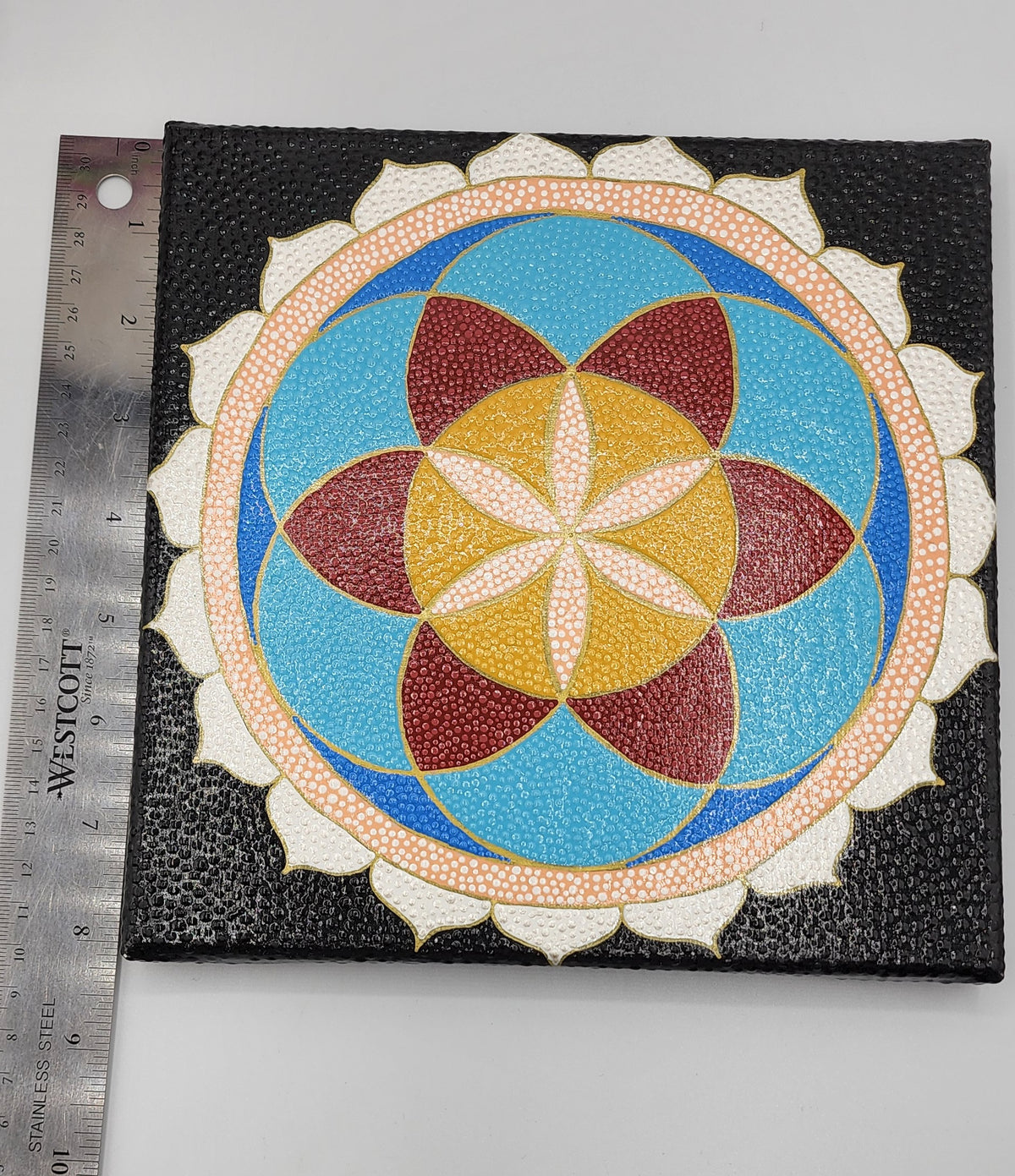 Celina Miller Art - Seed of Life Blue/Yellow