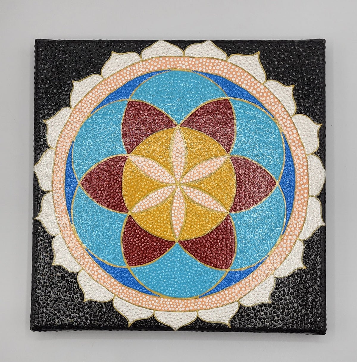 Celina Miller Art - Seed of Life Blue/Yellow