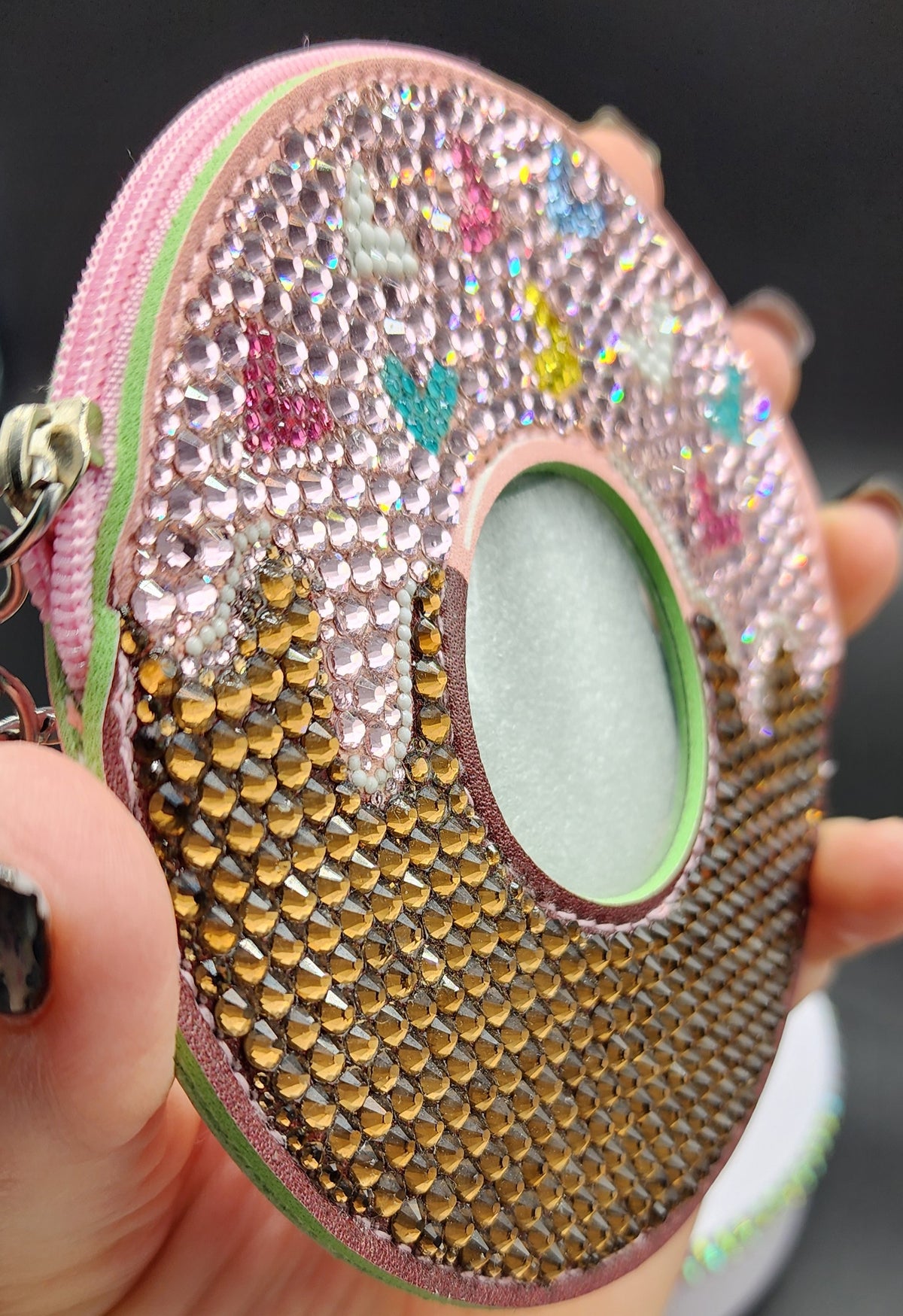 Celina Miller Art - Bling Donut Coin Purse