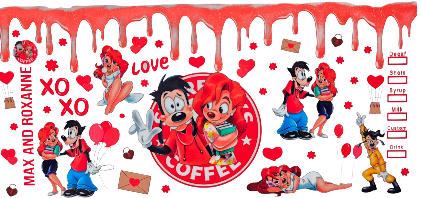 Max and Roxanne 16 oz Tumbler