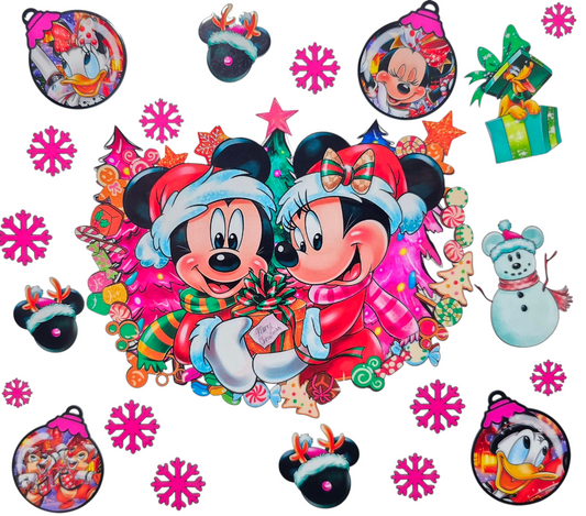 Mickey and Minnie Christmas 20 oz Tumbler