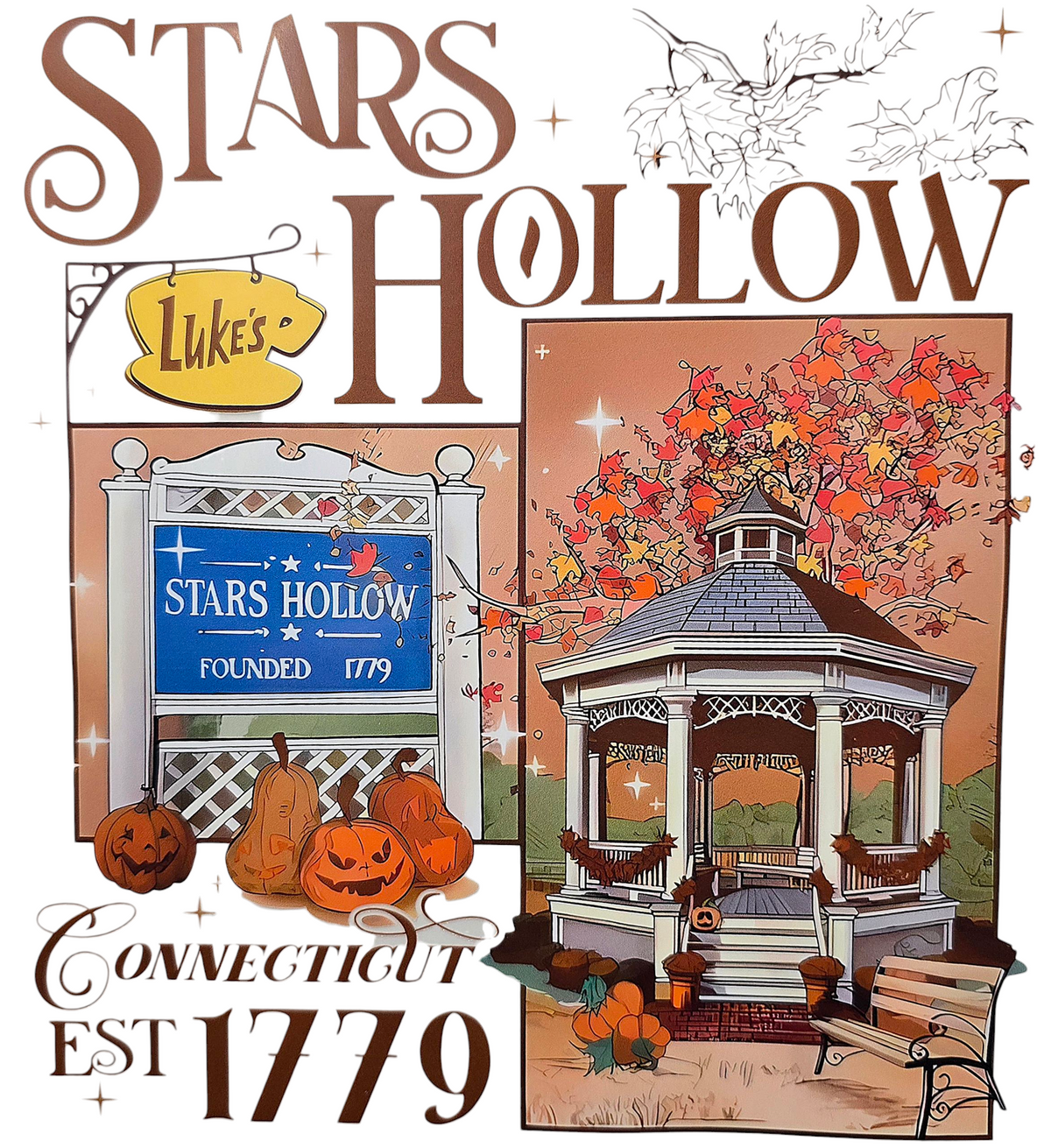 Gilmore Girls Stars Hollow T-Shirt