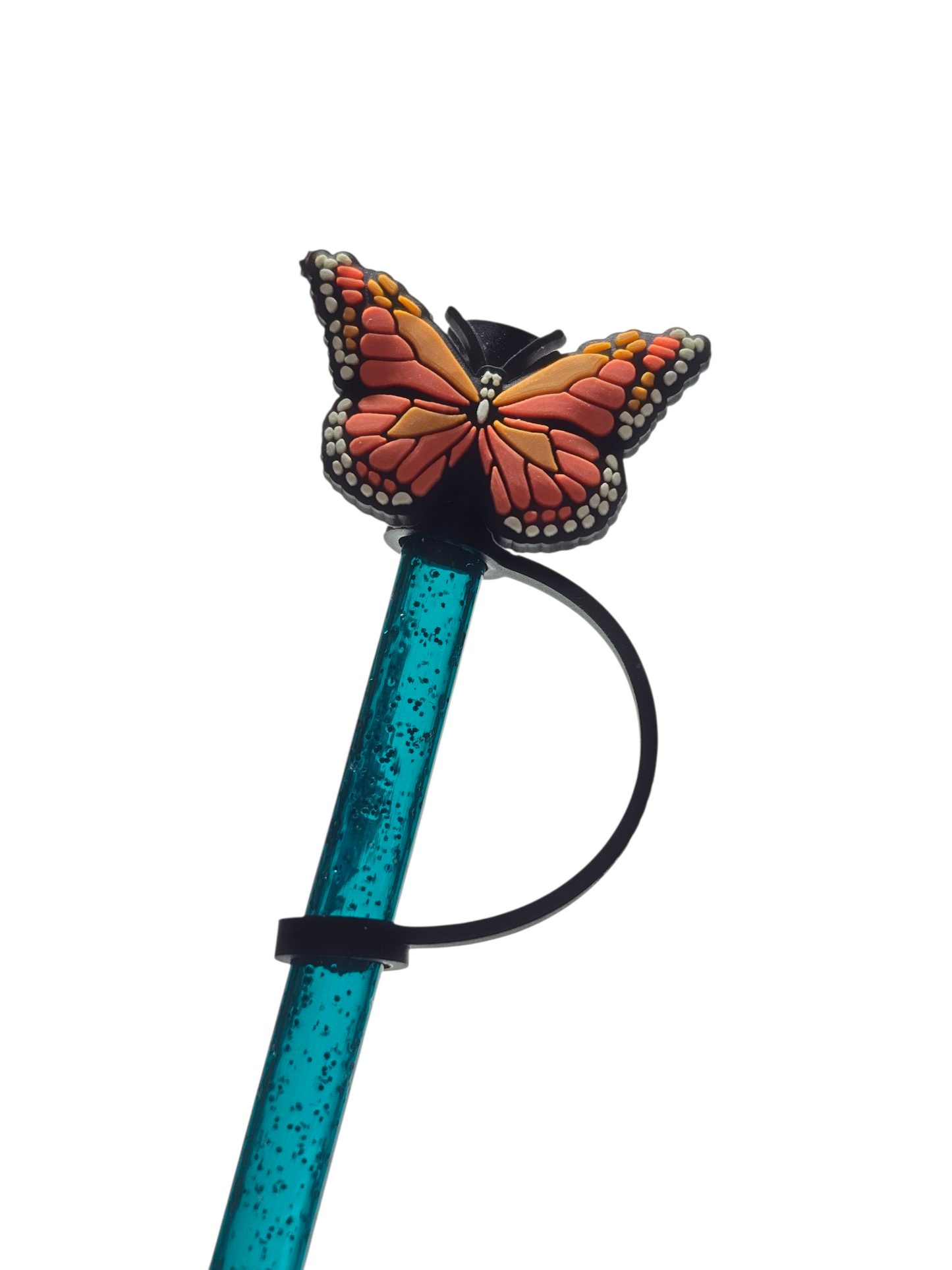 Monarch Butterfly Straw Topper