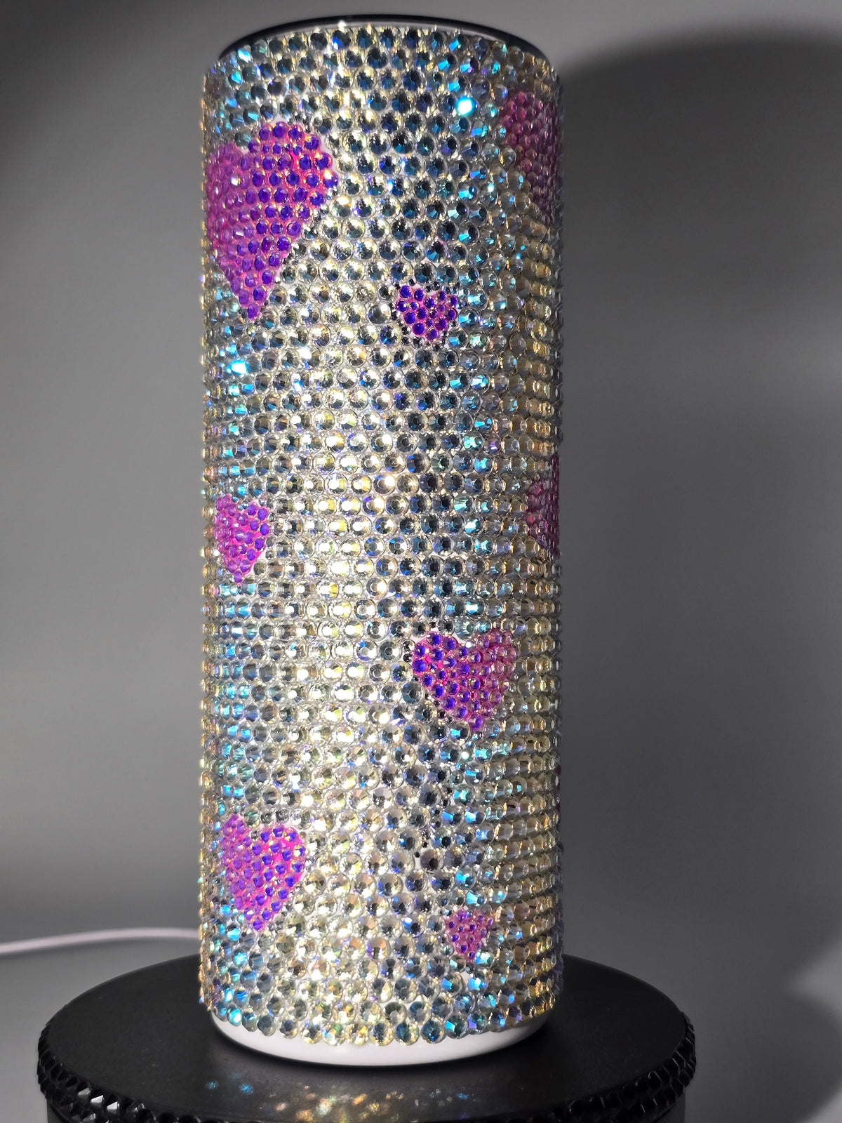 Celina Miller Art - Bling Pink Heart Tumbler