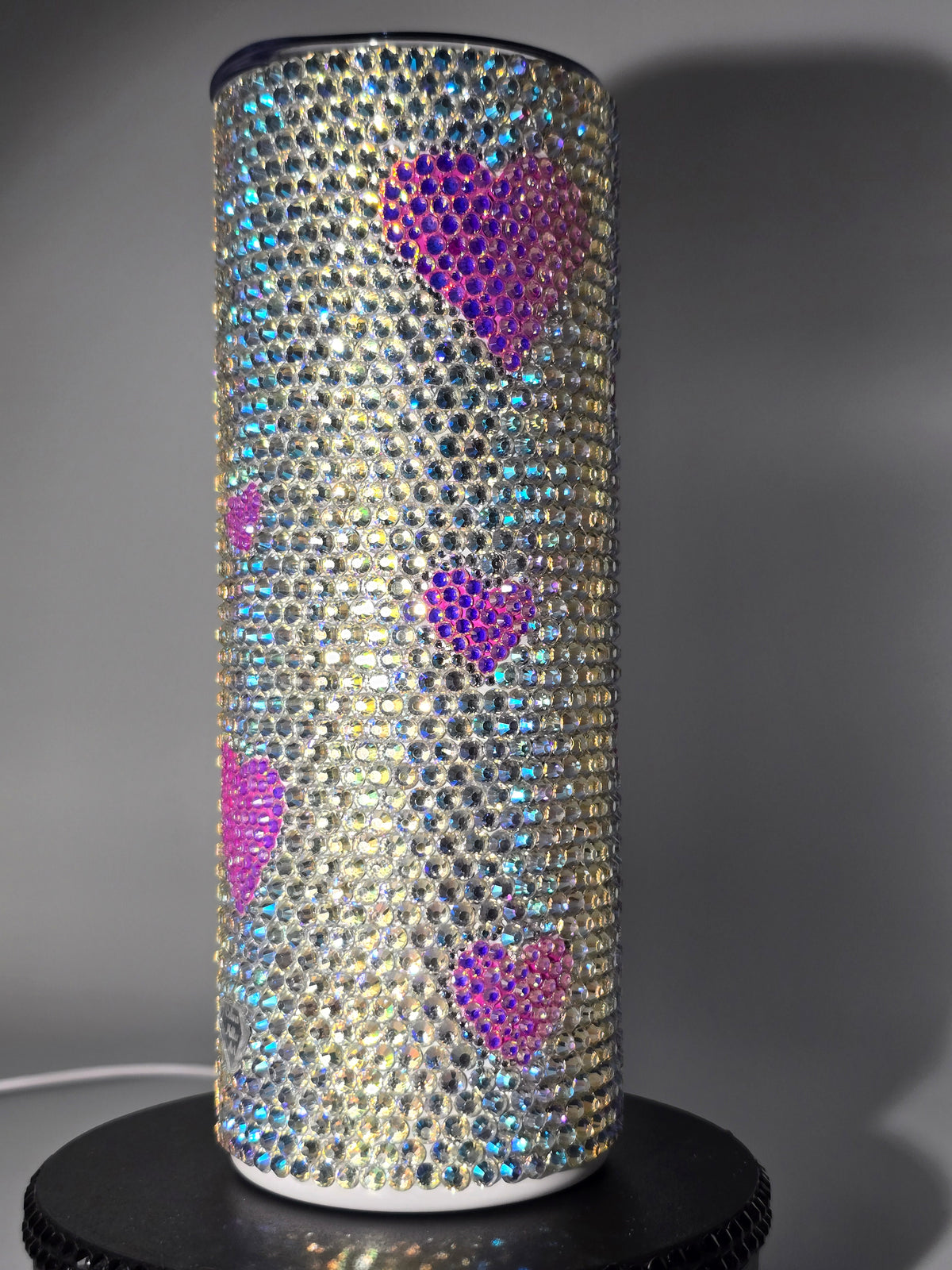 Celina Miller Art - Bling Pink Heart Tumbler