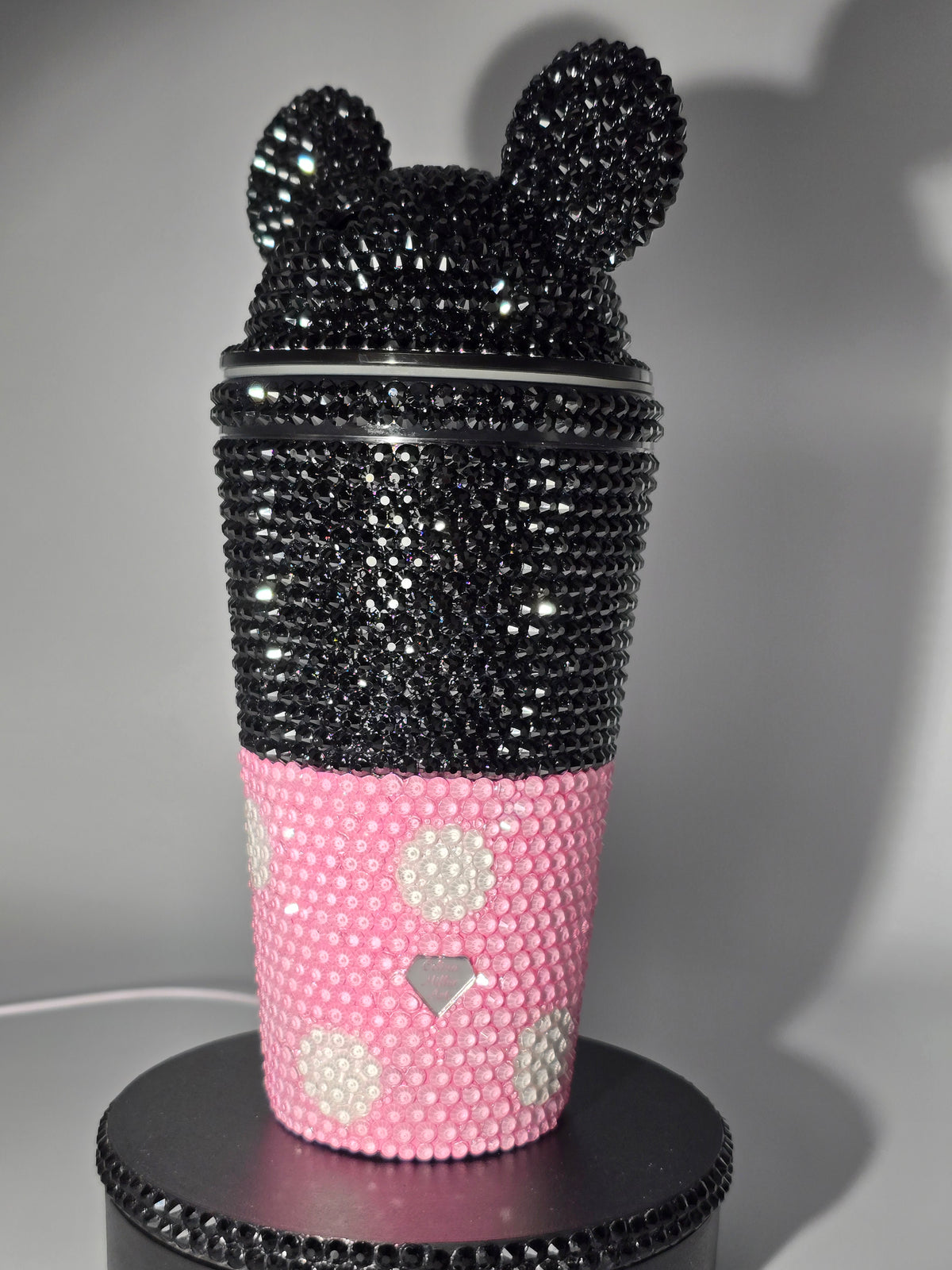 Celina Miller Art - Bling Pink Mouse Inspired Acrylic Tumbler
