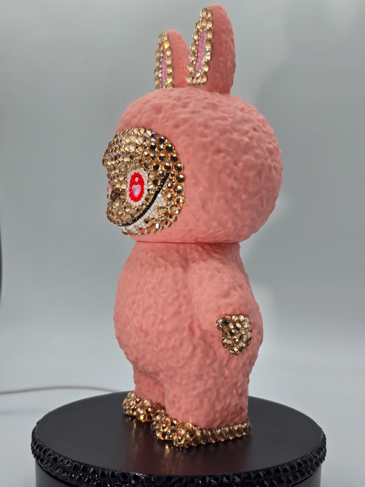 Celina Miller Art - Bling Pink Labubu Piggy Bank