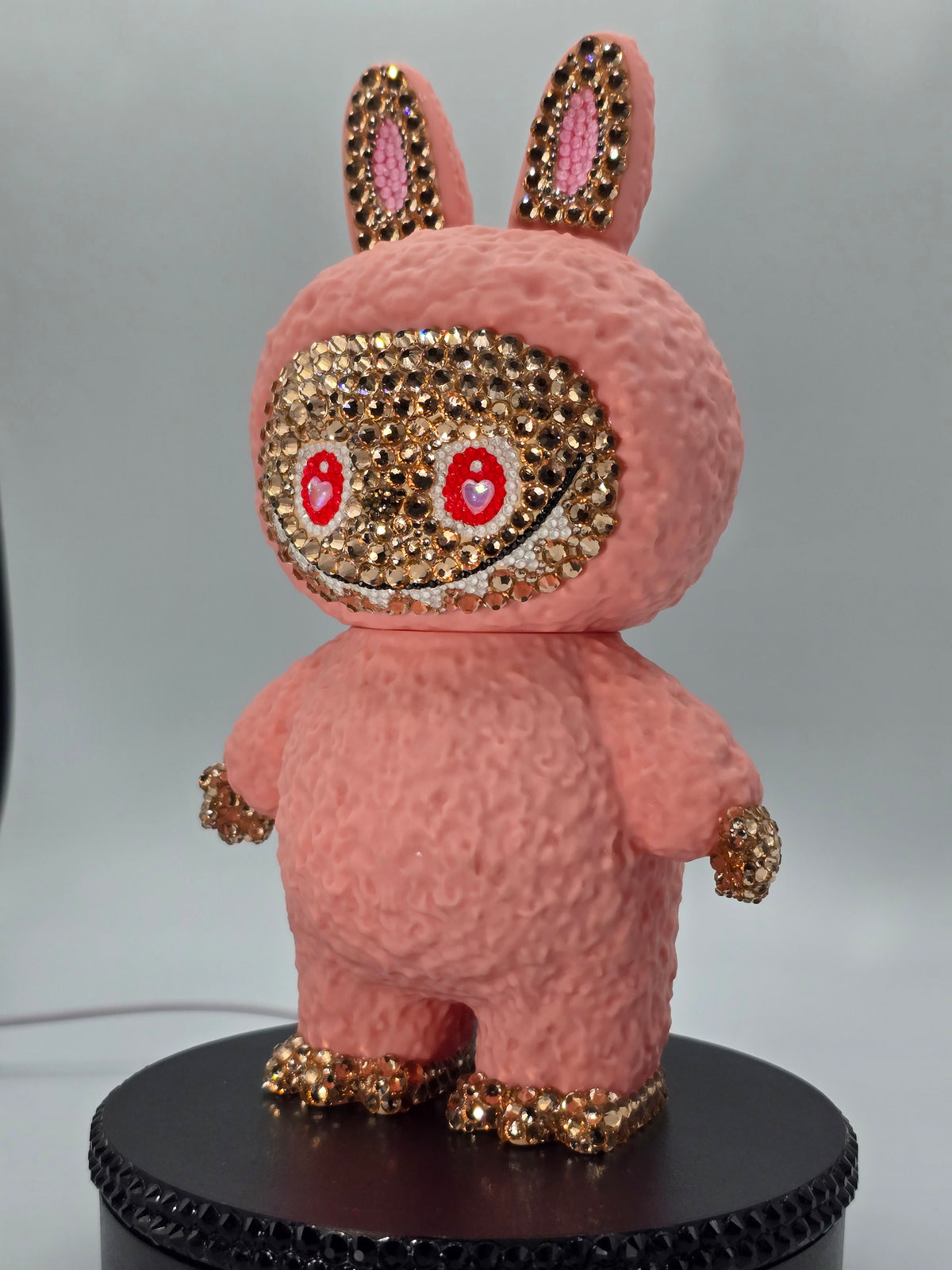 Celina Miller Art - Bling Pink Labubu Piggy Bank