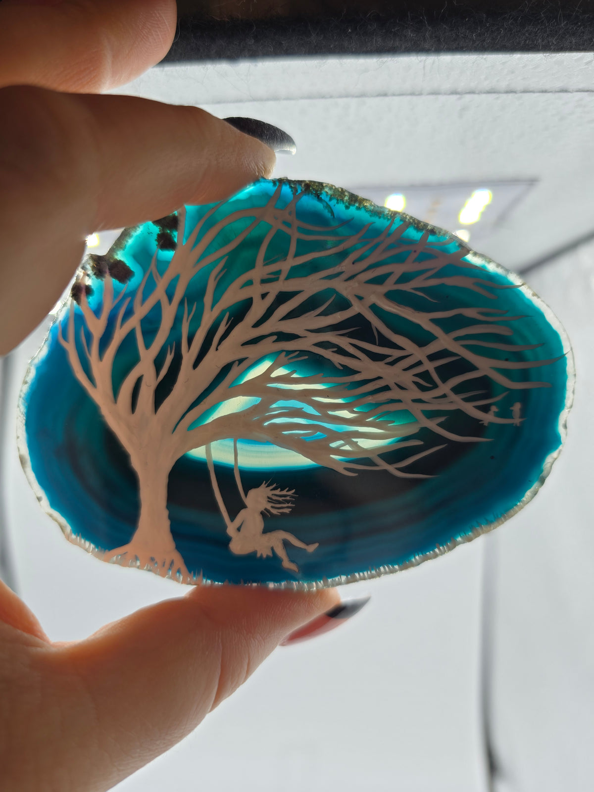 Celina Miller Art - Tree Swing Agate Slice
