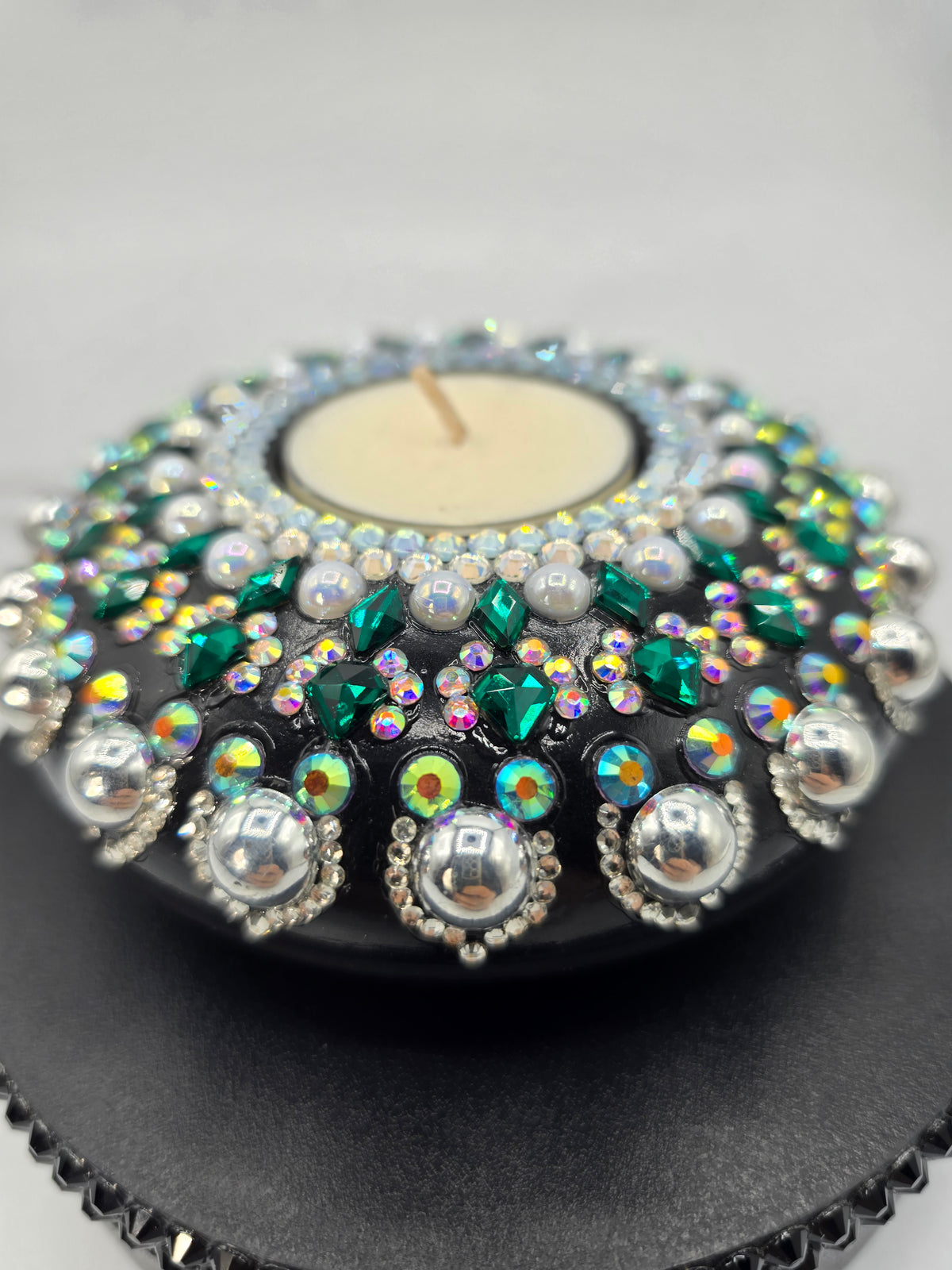 Celina Miller Art - Bling Mandala Tealight Holder