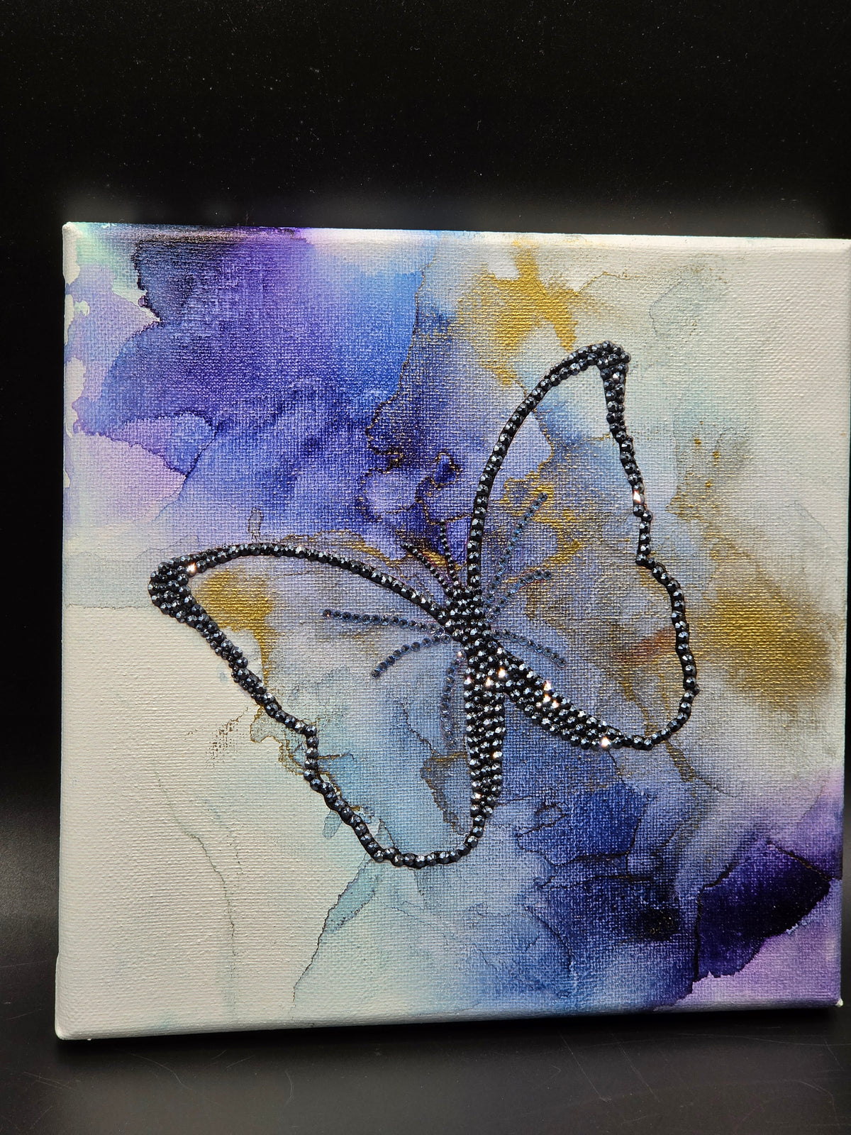 Celina Miller Art - Bling Butterfly Canvas