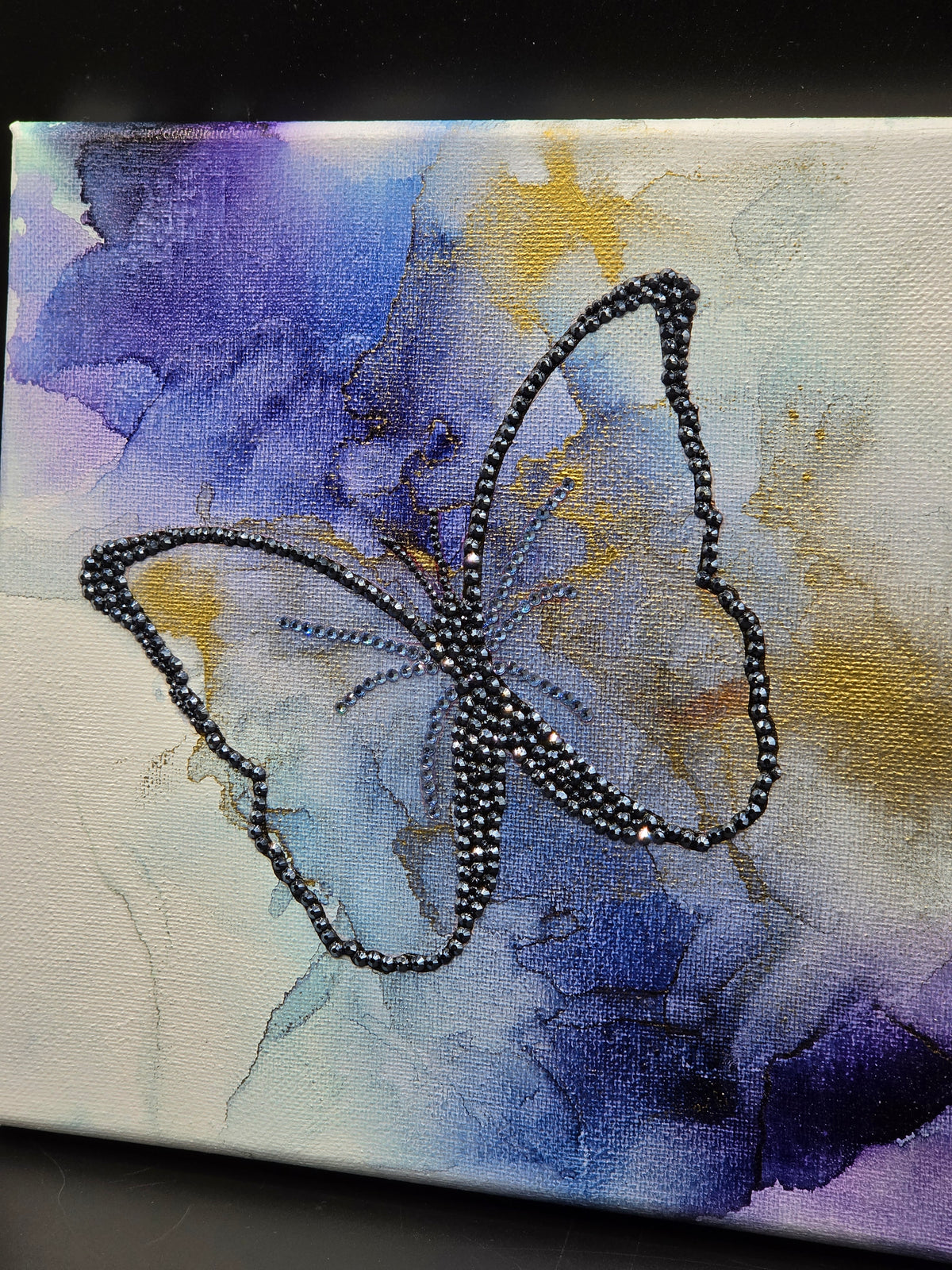 Celina Miller Art - Bling Butterfly Canvas
