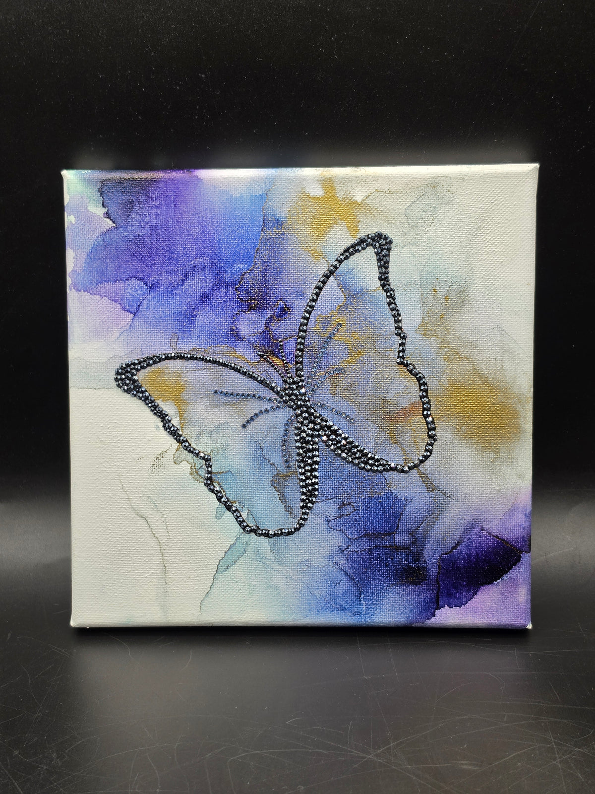 Celina Miller Art - Bling Butterfly Canvas