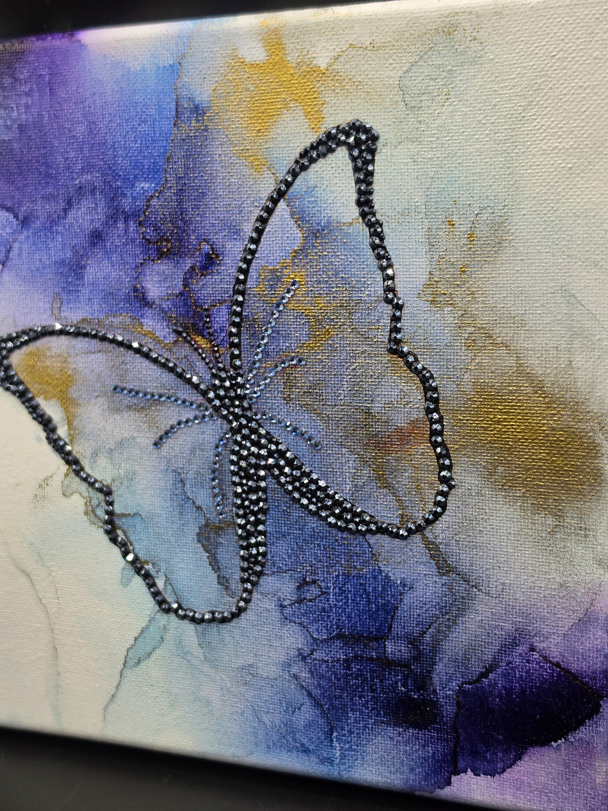 Celina Miller Art - Bling Butterfly Canvas