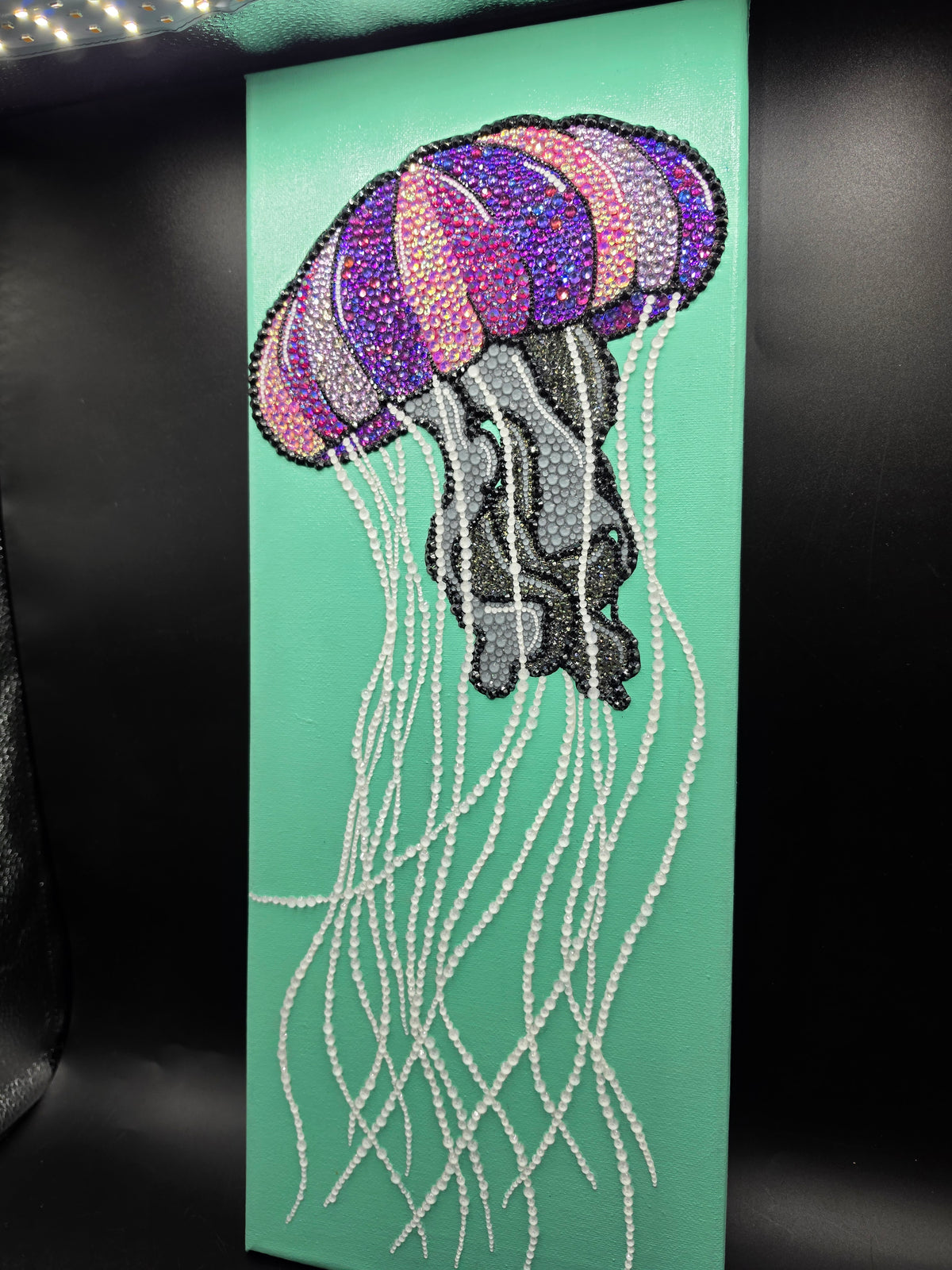 Celina Miller Art - Bling Jellyfish Canvas