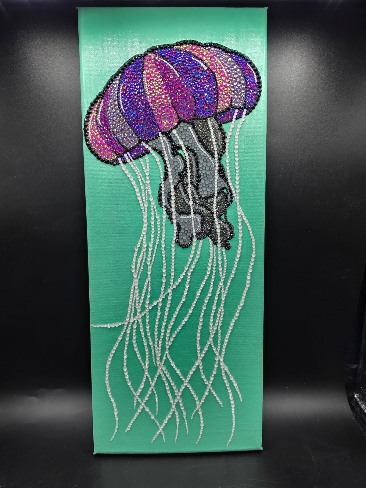 Celina Miller Art - Bling Jellyfish Canvas