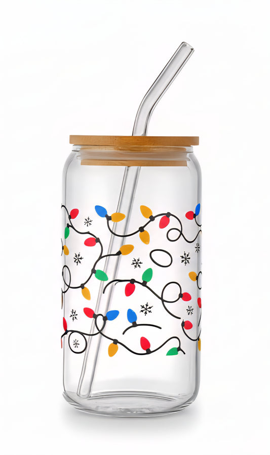 Christmas Lights 16 oz Tumbler