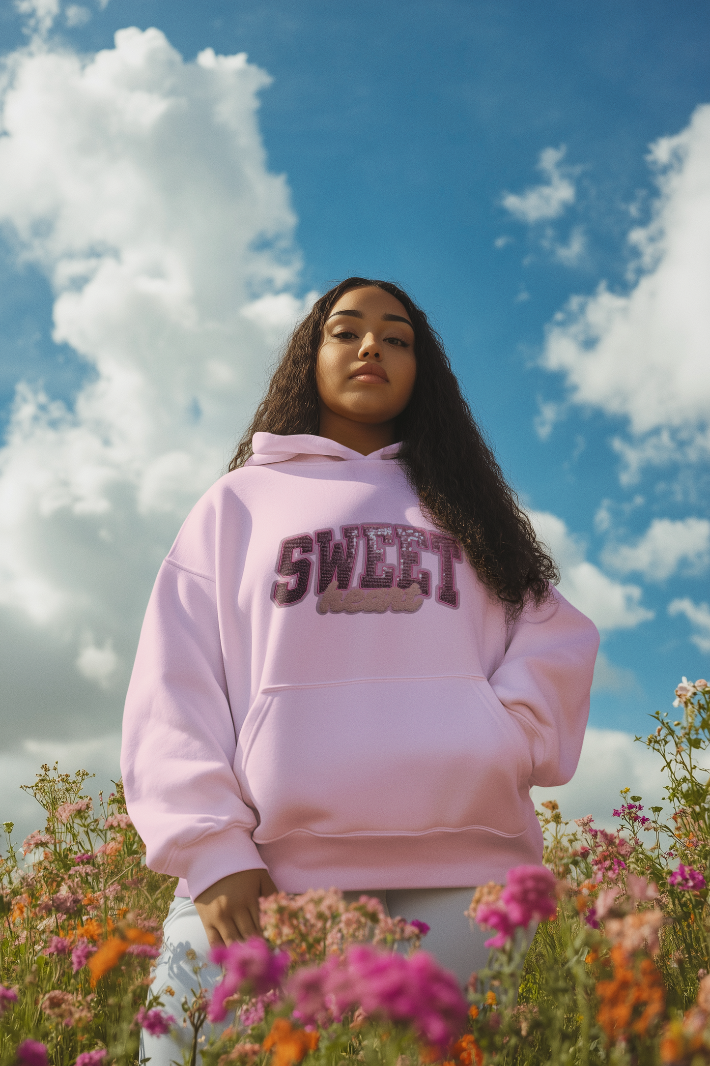 Sweetheart Chenille Patch Hoodie