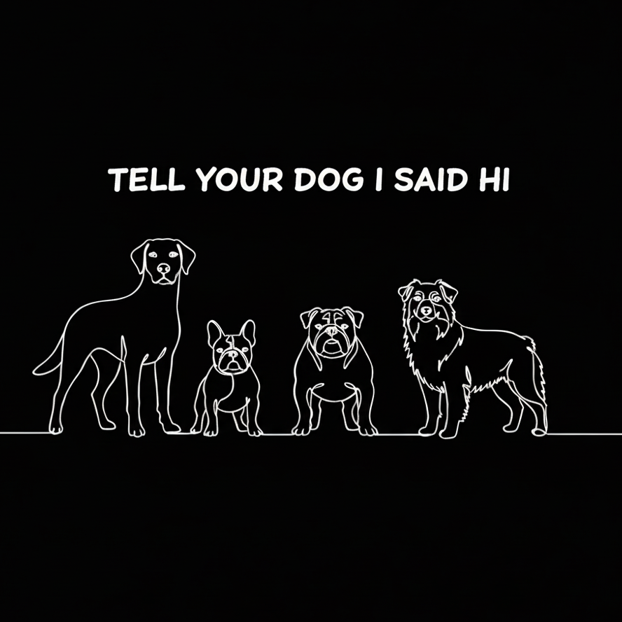 Tell Your Dog I Said Hi Hoodie