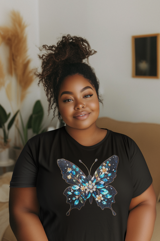 Fancy Gem Butterfly T-Shirt