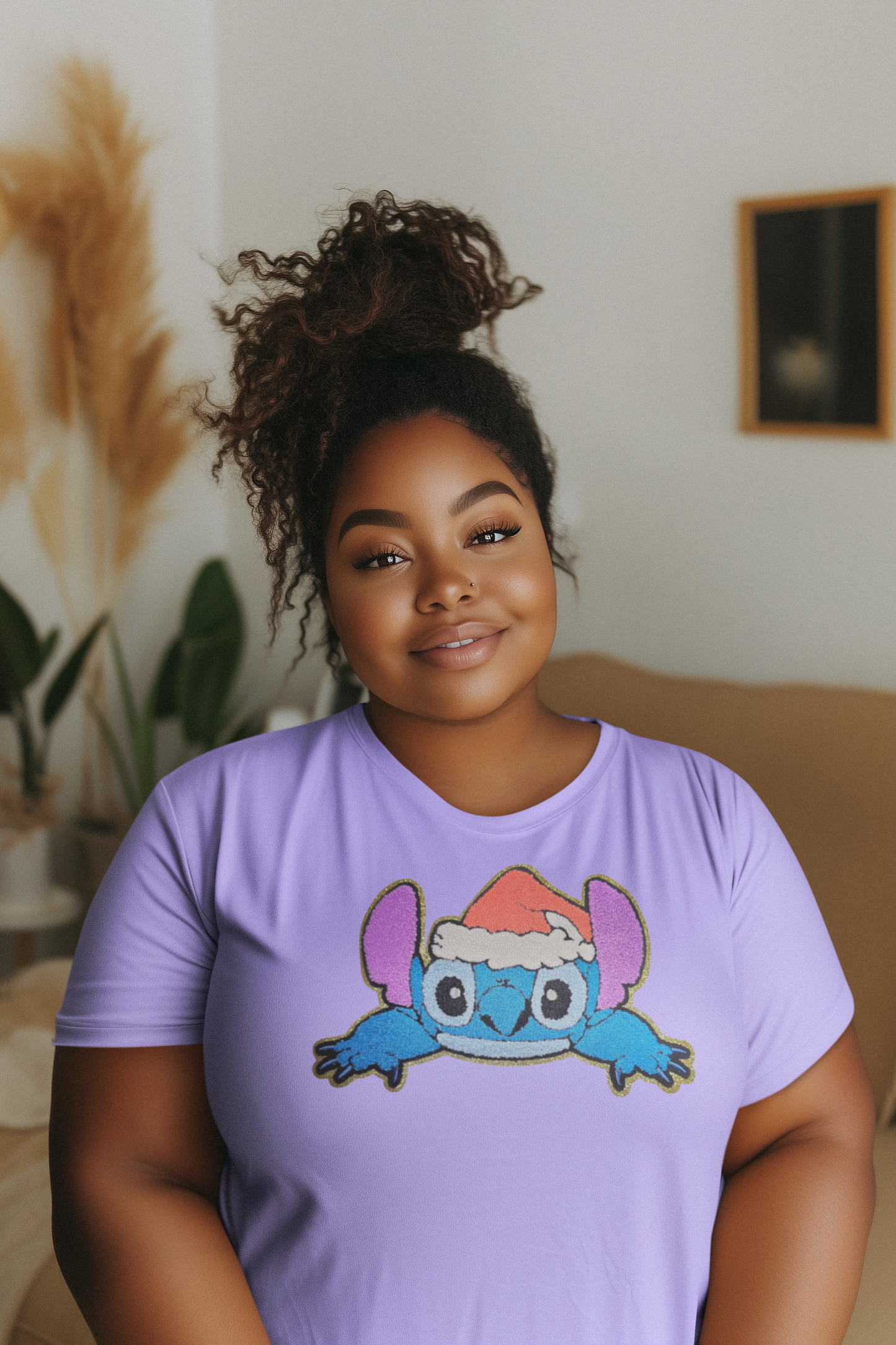 Christmas Stitch Chenille Patch T-Shirt