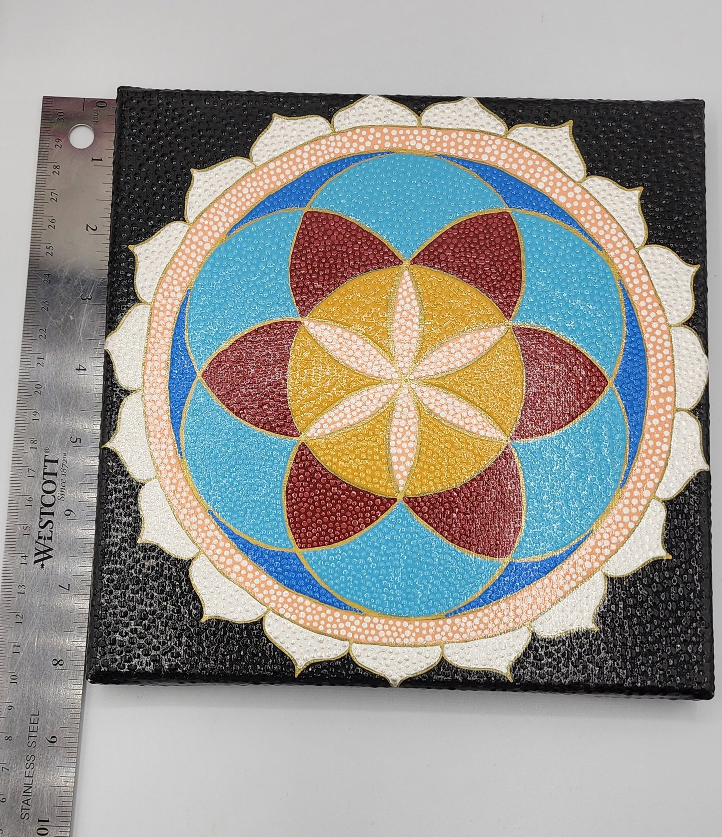 Celina Miller Art - Seed of Life Blue/Yellow