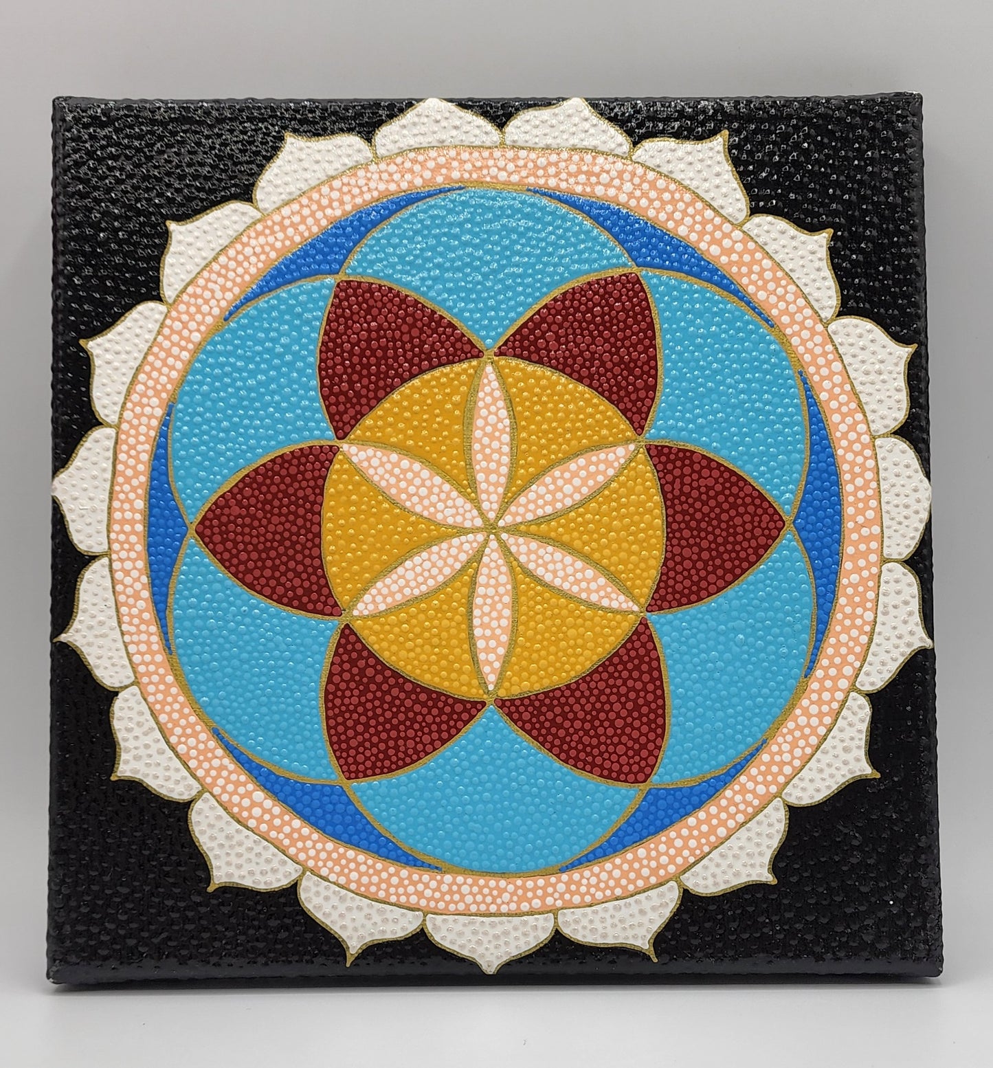 Celina Miller Art - Seed of Life Blue/Yellow