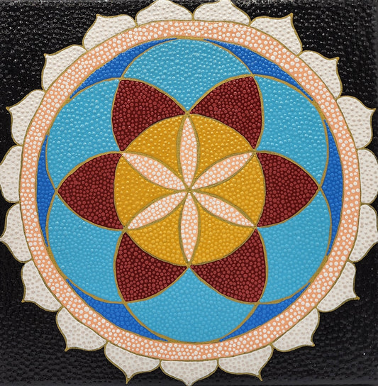 Celina Miller Art - Seed of Life Blue/Yellow