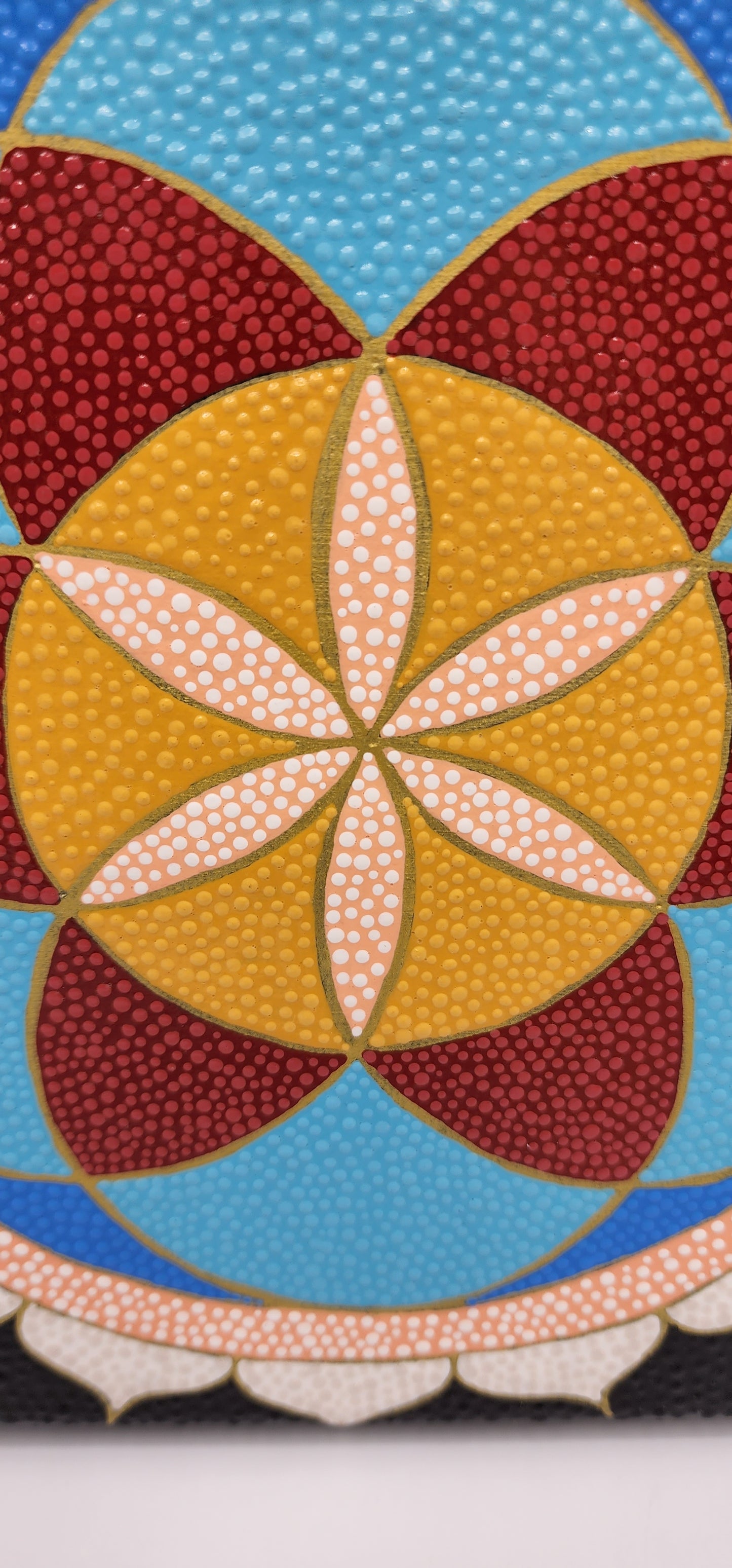 Celina Miller Art - Seed of Life Blue/Yellow