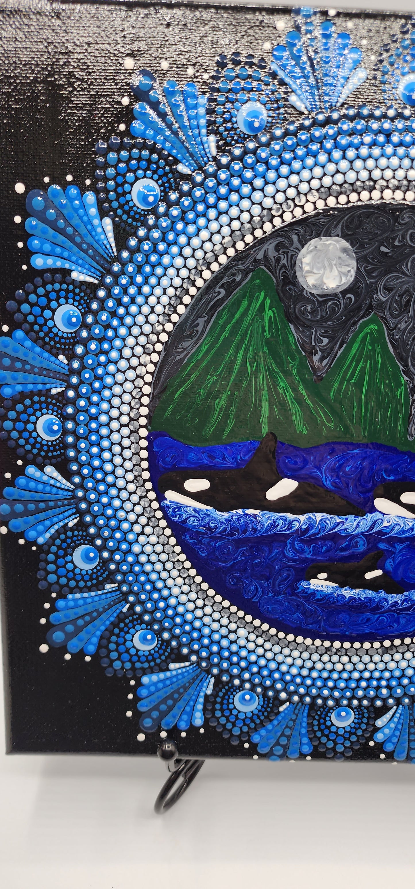 Celina Miller Art - Orca Family Canvas