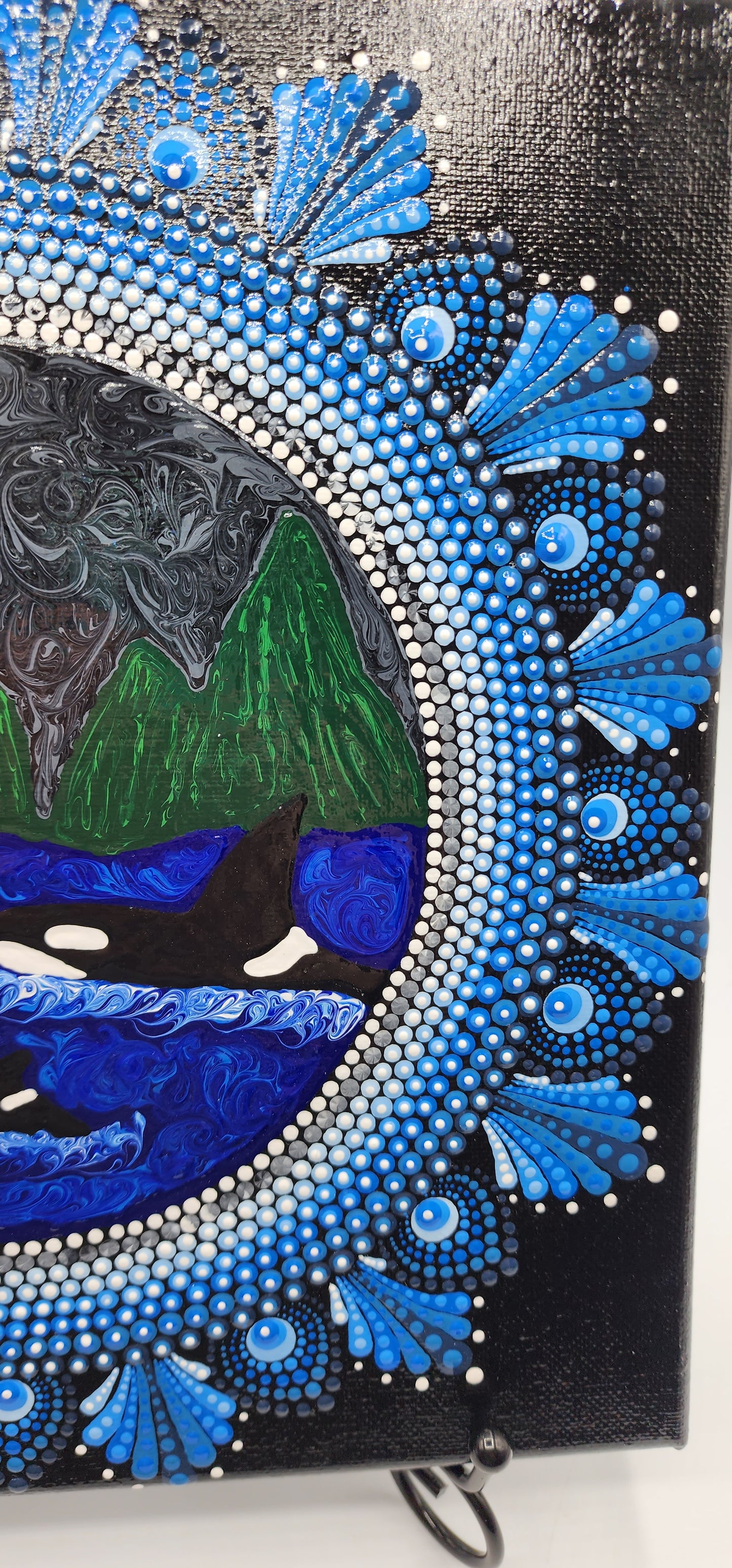 Celina Miller Art - Orca Family Canvas