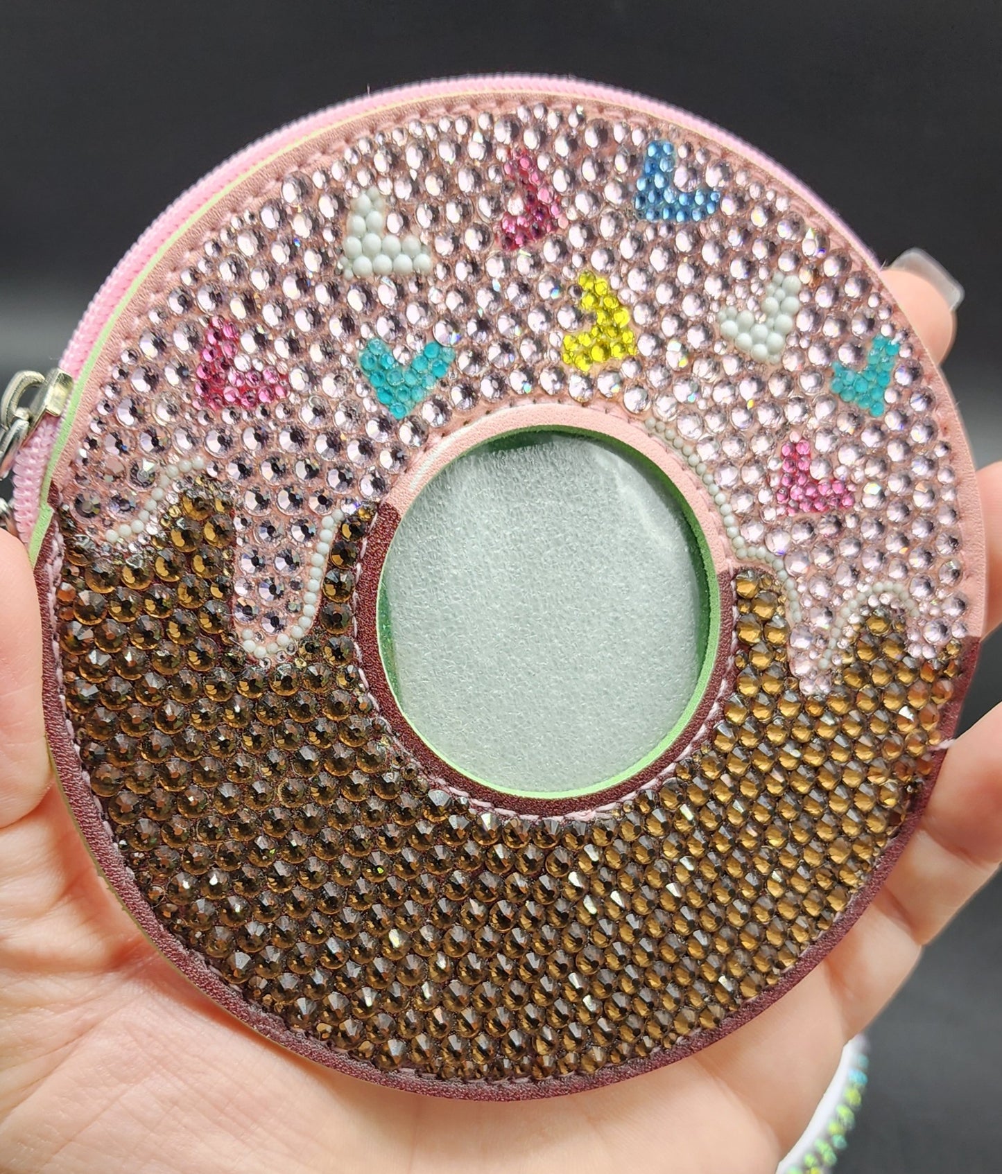 Celina Miller Art - Bling Donut Coin Purse