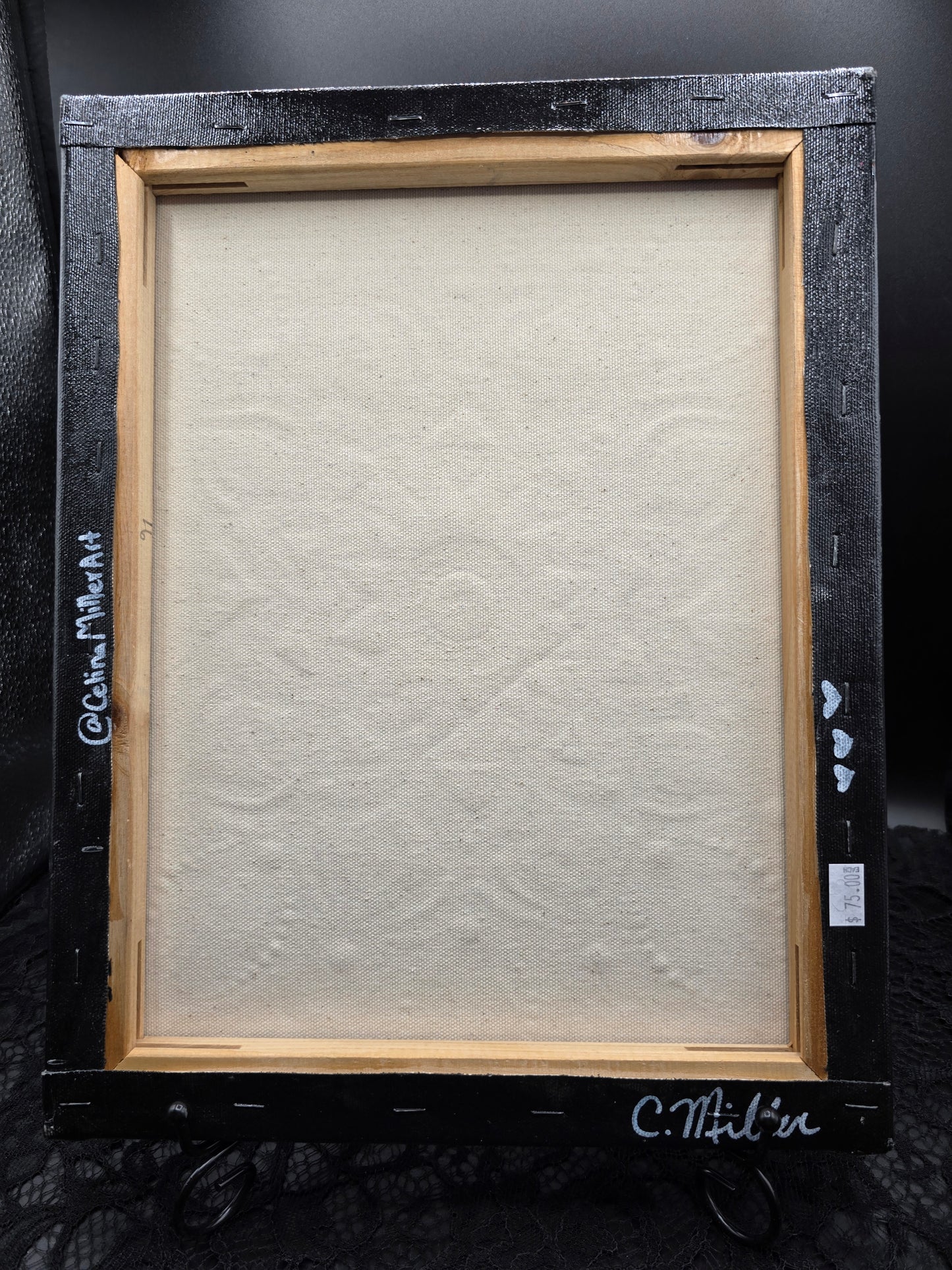 Celina Miller Art - Blue and Purple Mandala Canvas