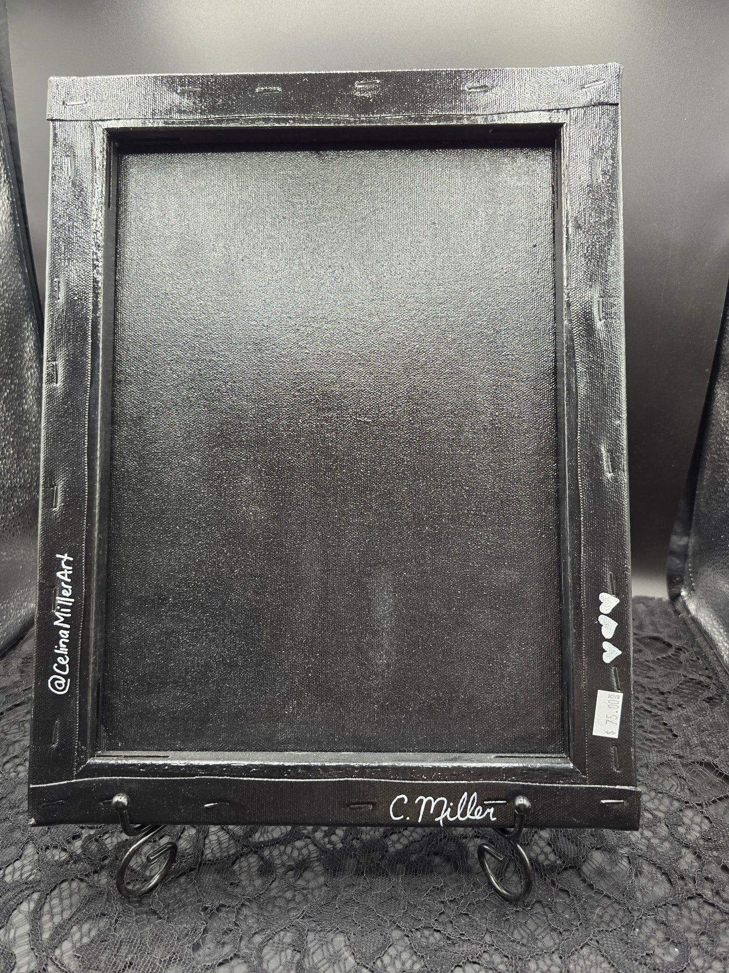 Celina Miller Art - Purple and White Mandala Canvas