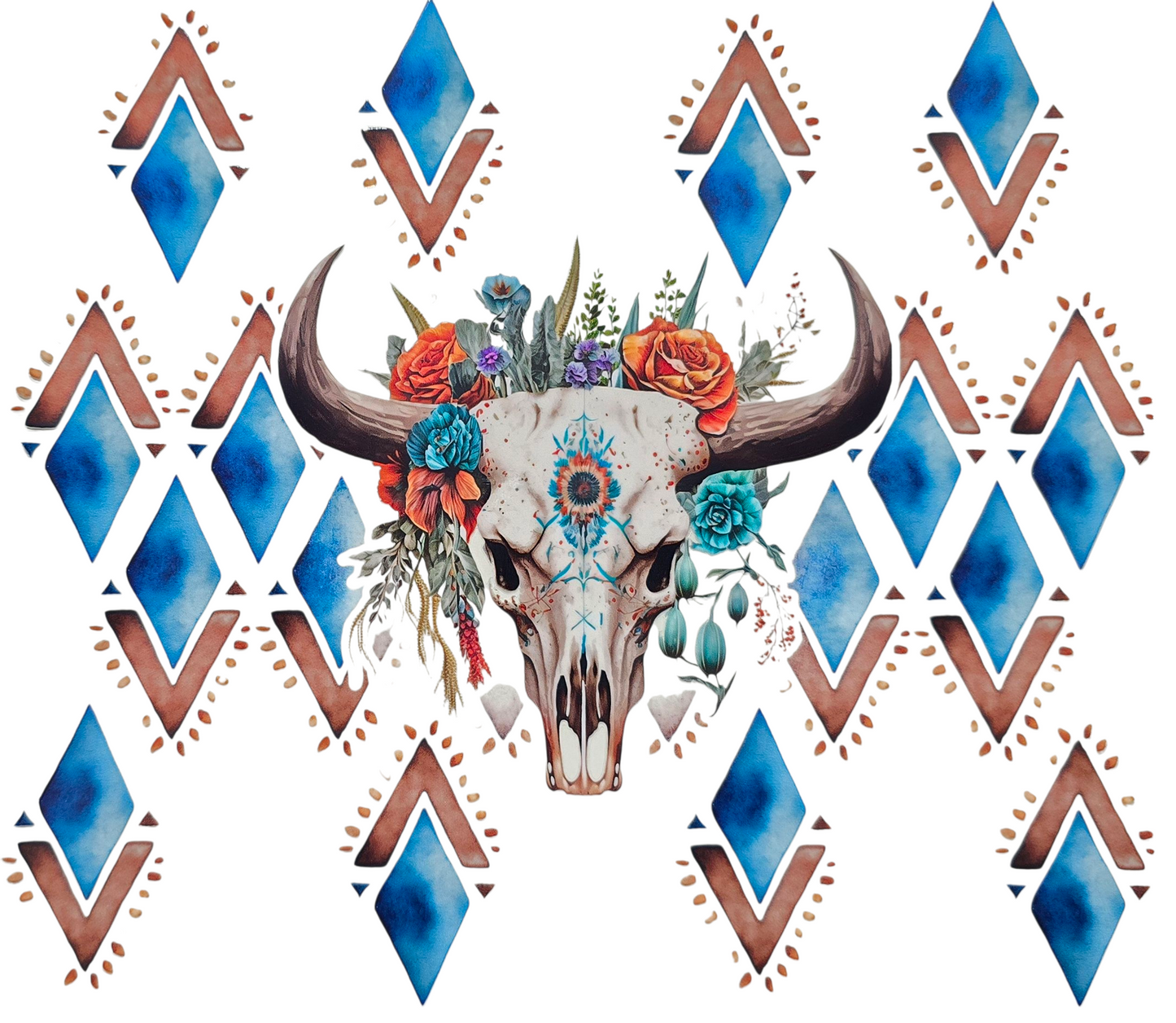 Boho Skull 20 oz Tumbler