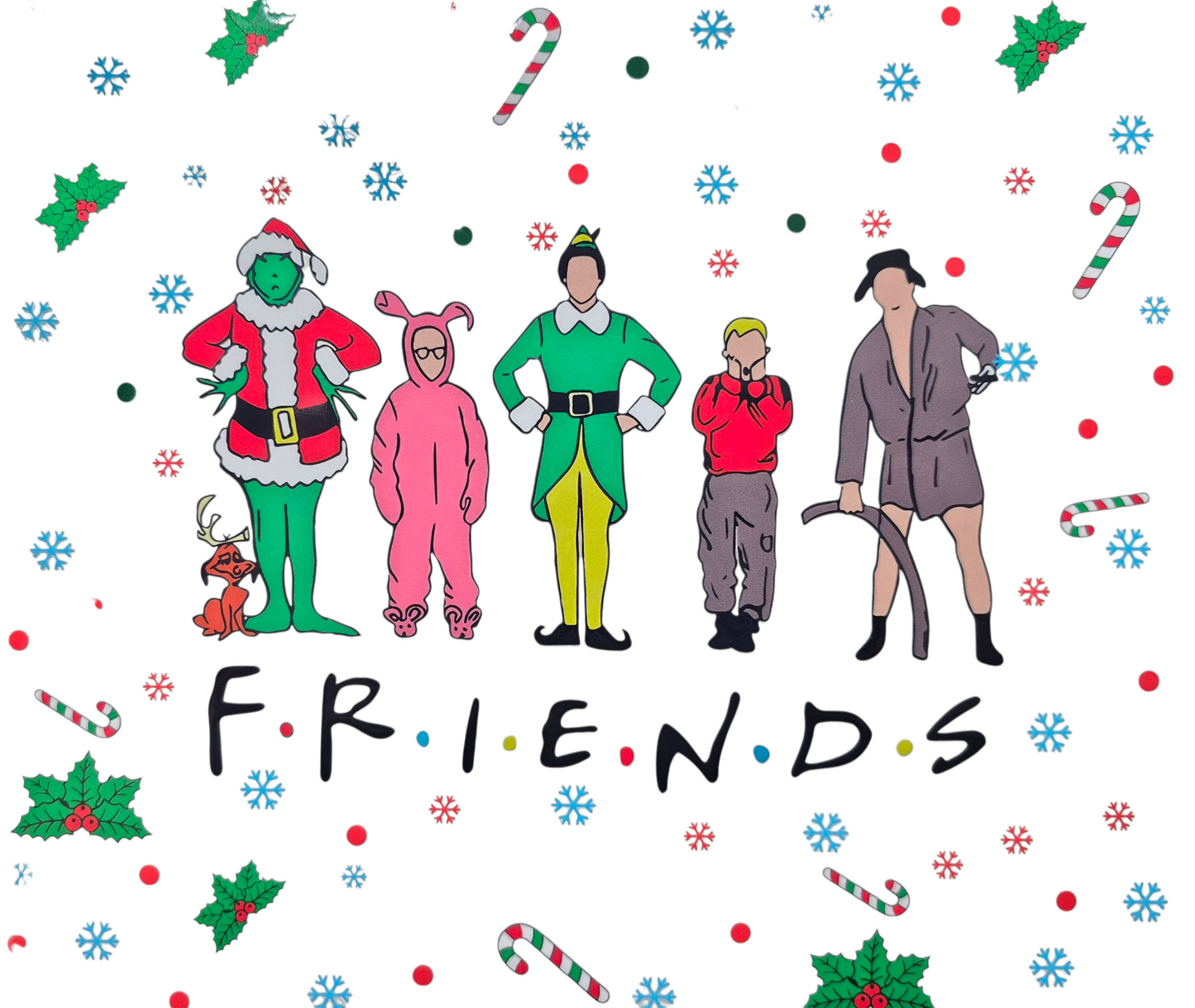 Classic Christmas Movies Friends 20 oz Tumbler