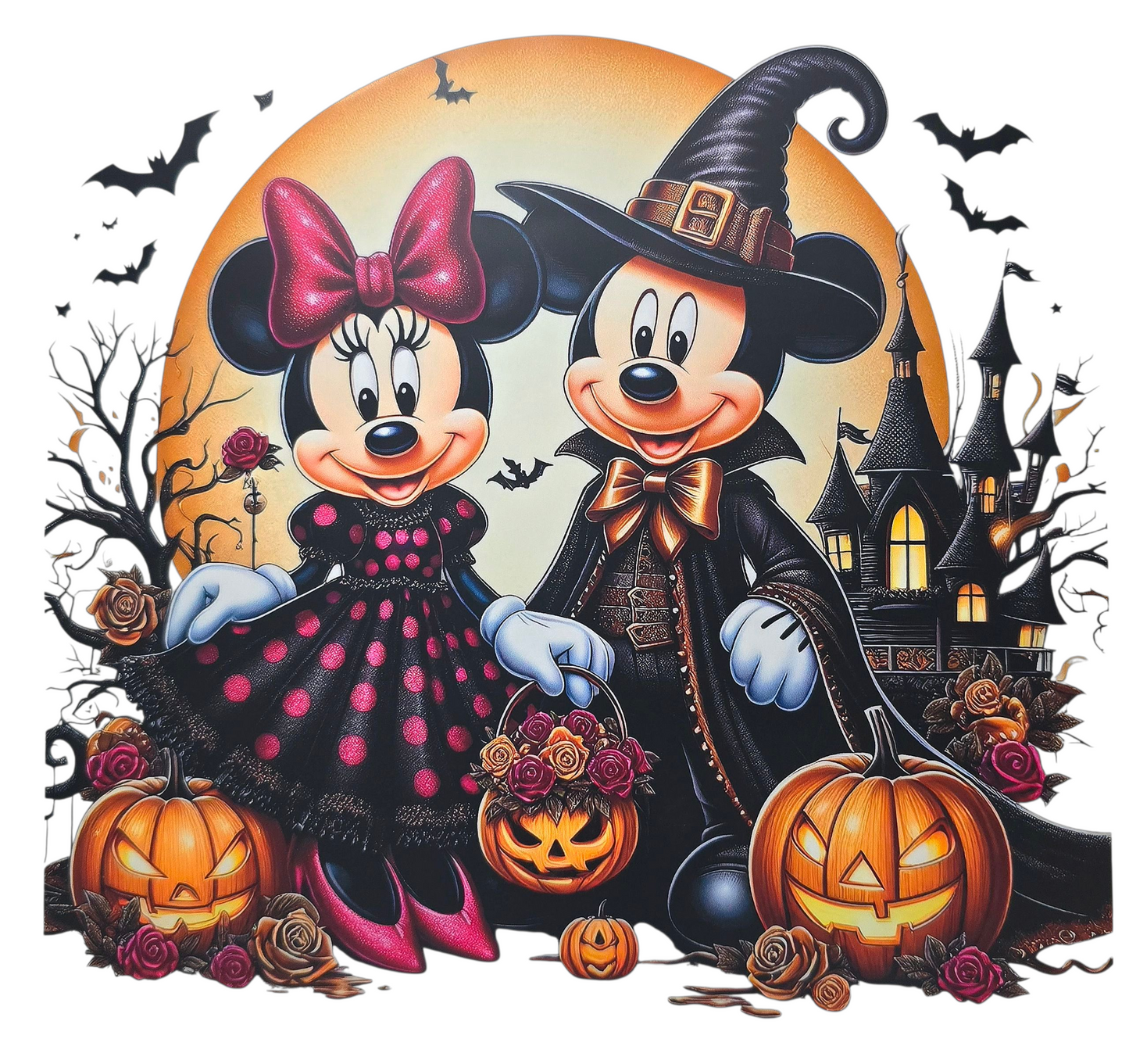 Mickey and Minnie Halloween Hoodie