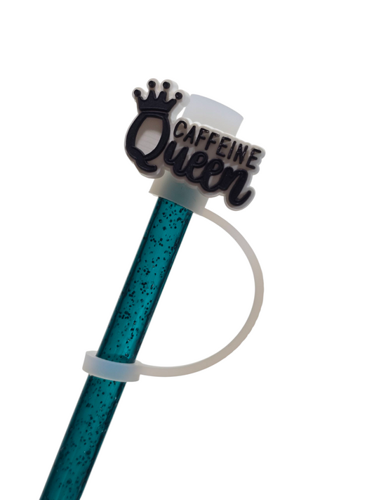 Caffeine Queen Straw Topper