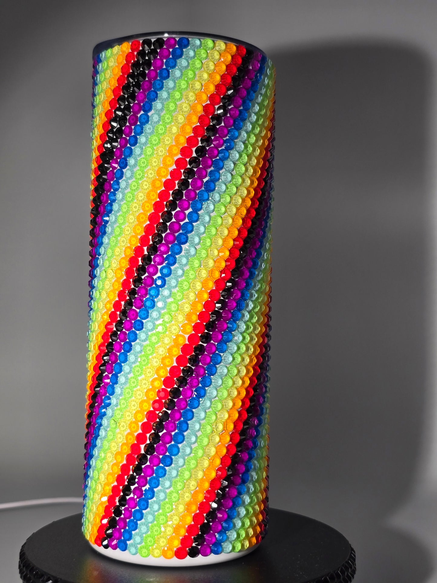 Celina Miller Art - Bling Neon Rainbow Tumbler