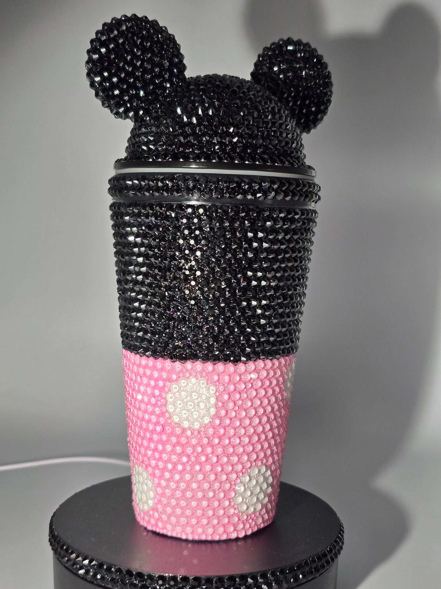 Celina Miller Art - Bling Pink Mouse Inspired Acrylic Tumbler