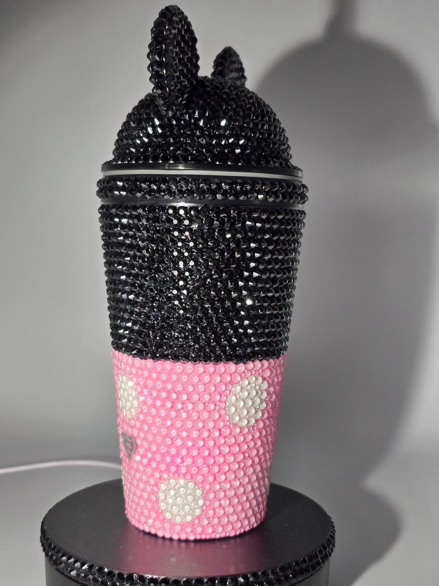 Celina Miller Art - Bling Pink Mouse Inspired Acrylic Tumbler