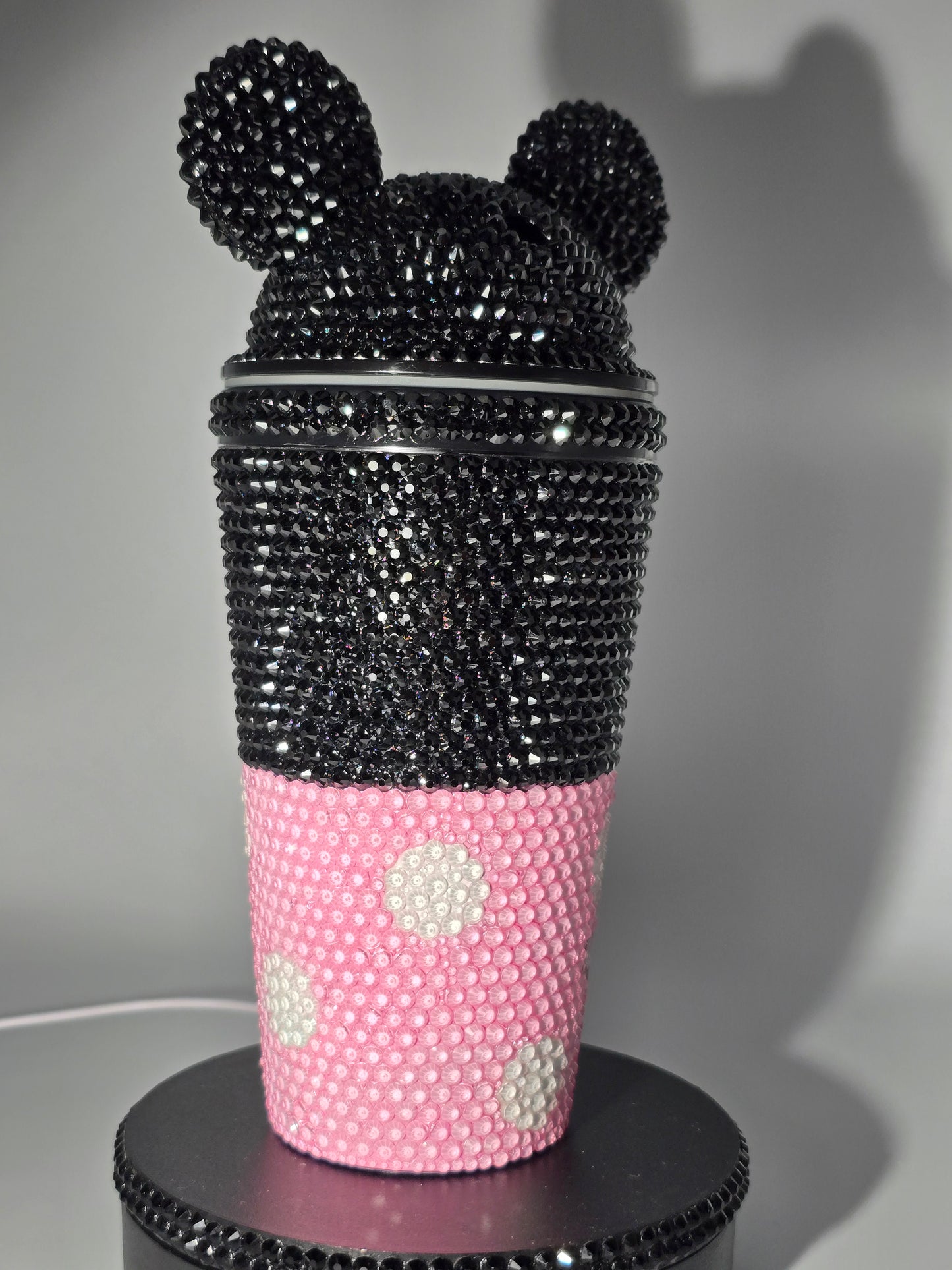 Celina Miller Art - Bling Pink Mouse Inspired Acrylic Tumbler