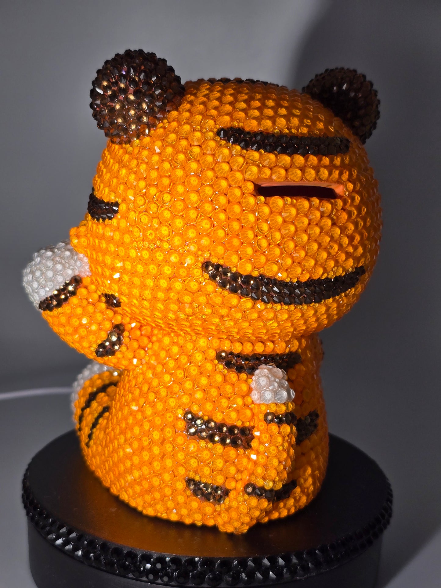 Celina Miller Art - Bling Tiger Piggy Bank