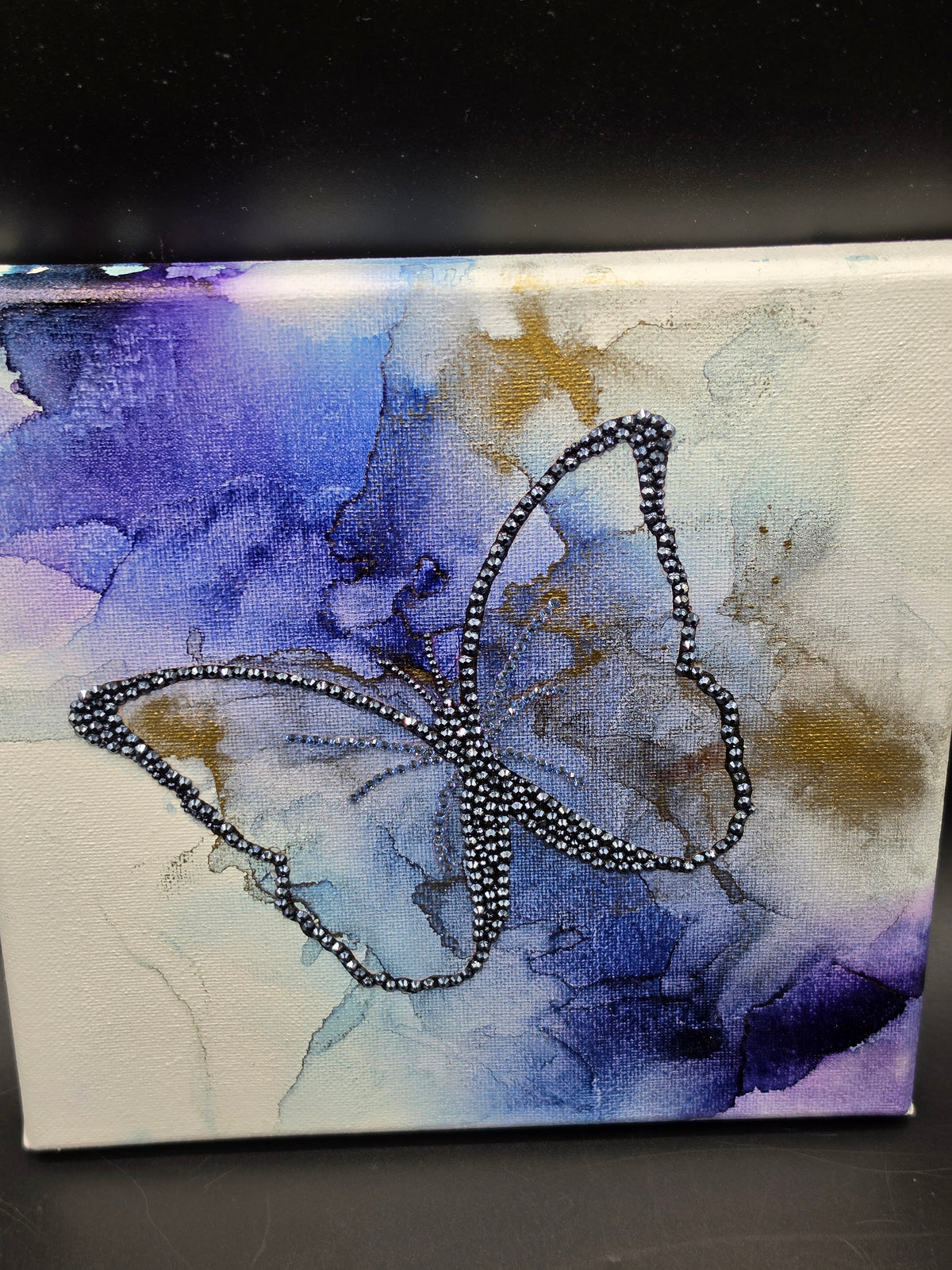 Celina Miller Art - Bling Butterfly Canvas