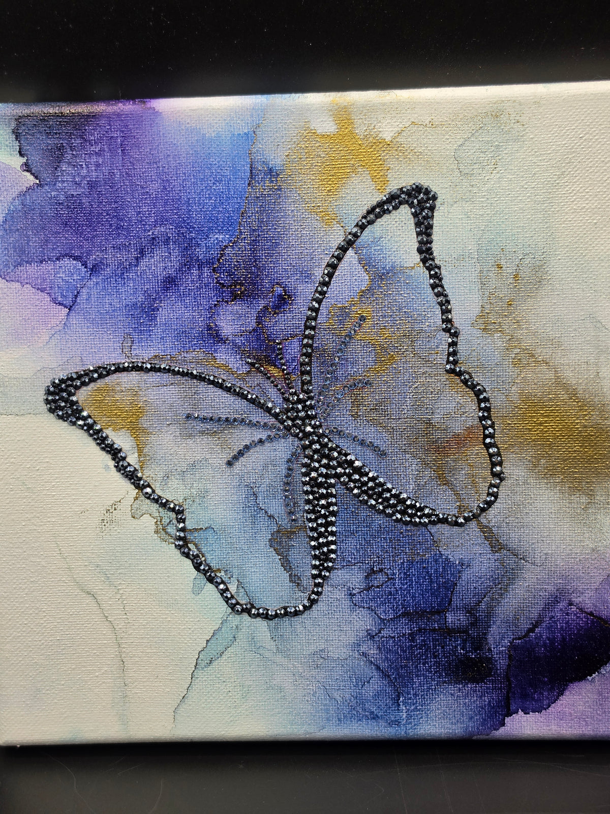 Celina Miller Art - Bling Butterfly Canvas